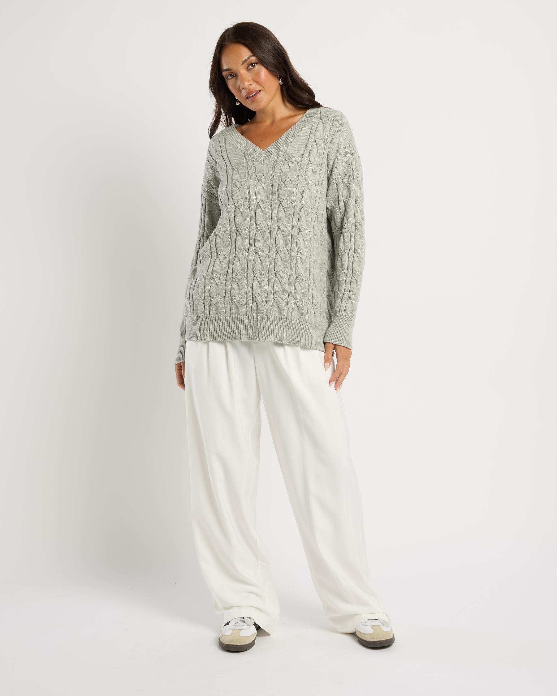 Cambridge V Neck Knit Jumper