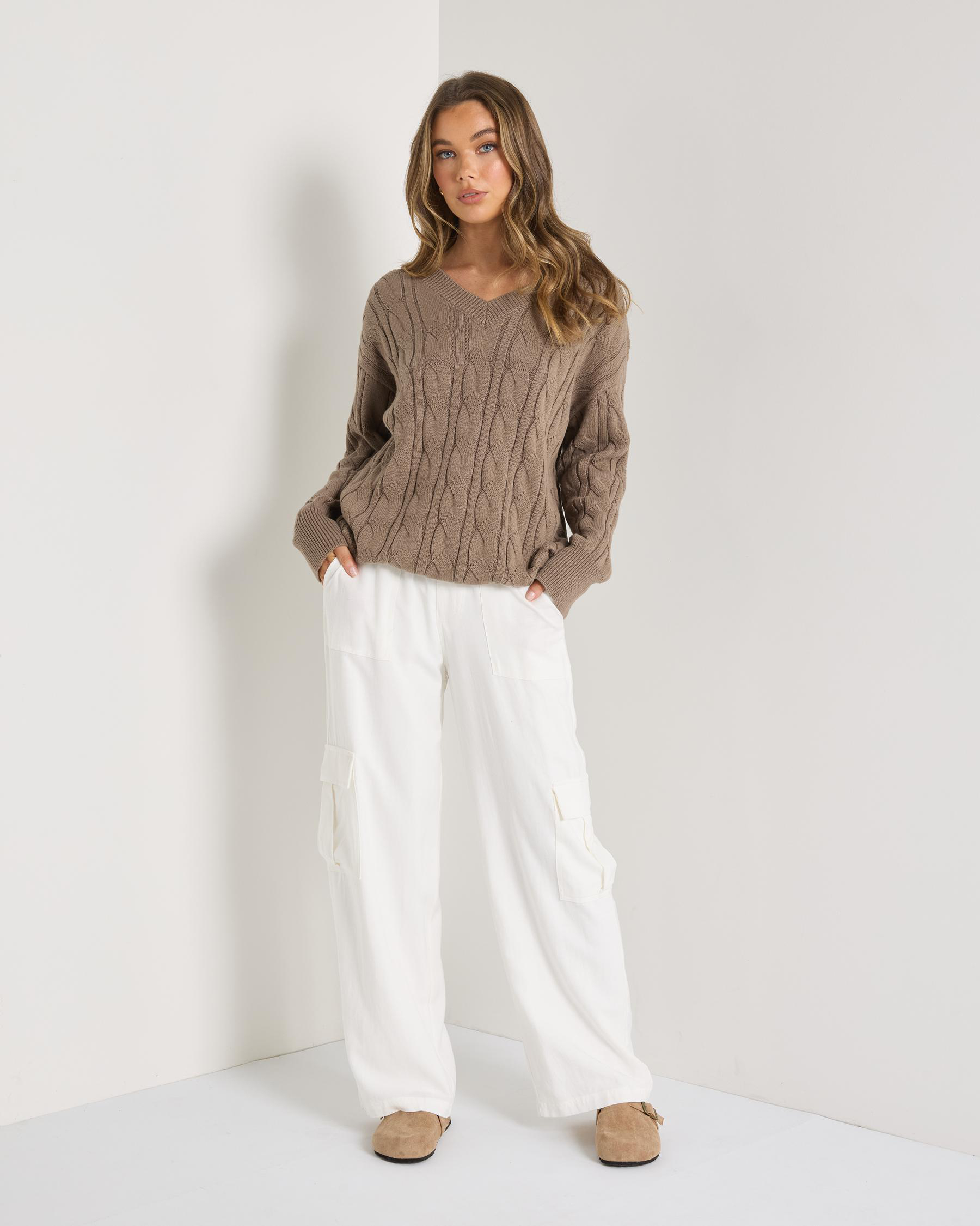 Cambridge V Neck Knit Jumper
