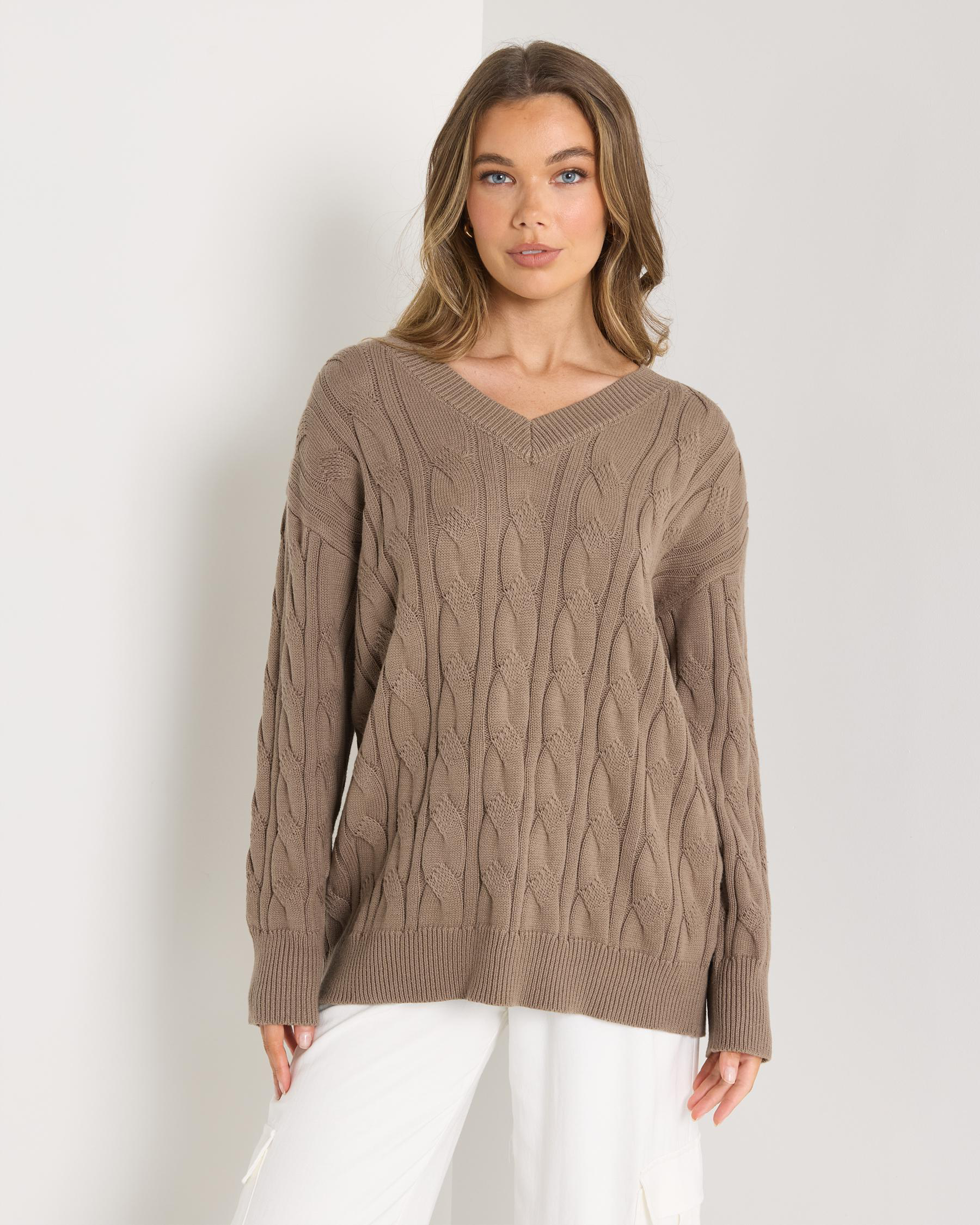 Cambridge V Neck Knit Jumper