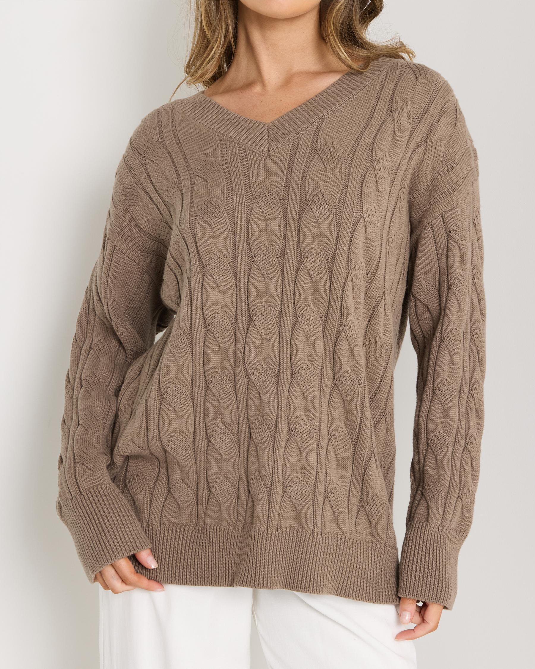 Cambridge V Neck Knit Jumper