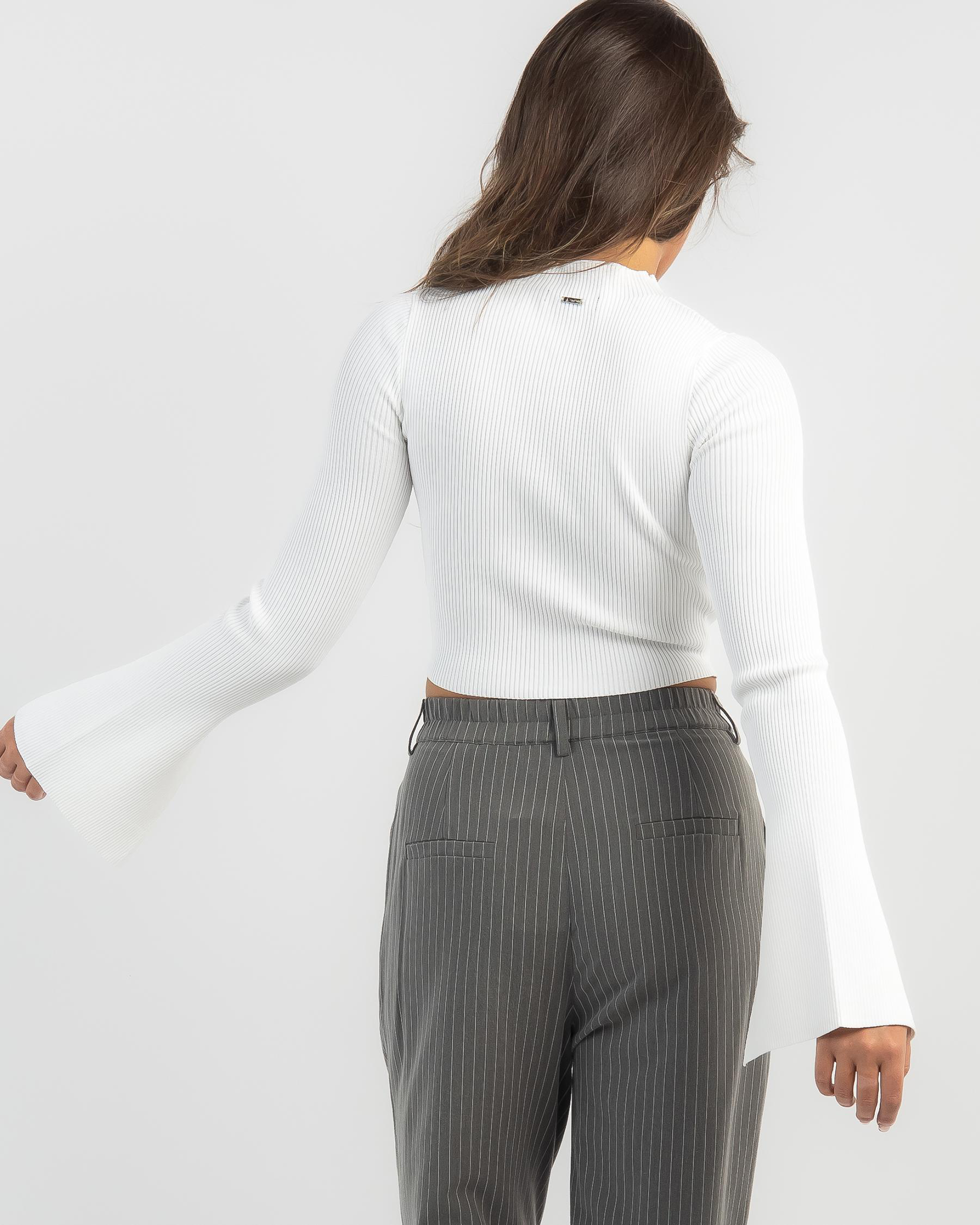 Amy Cut Out Long Sleeve Knit Top