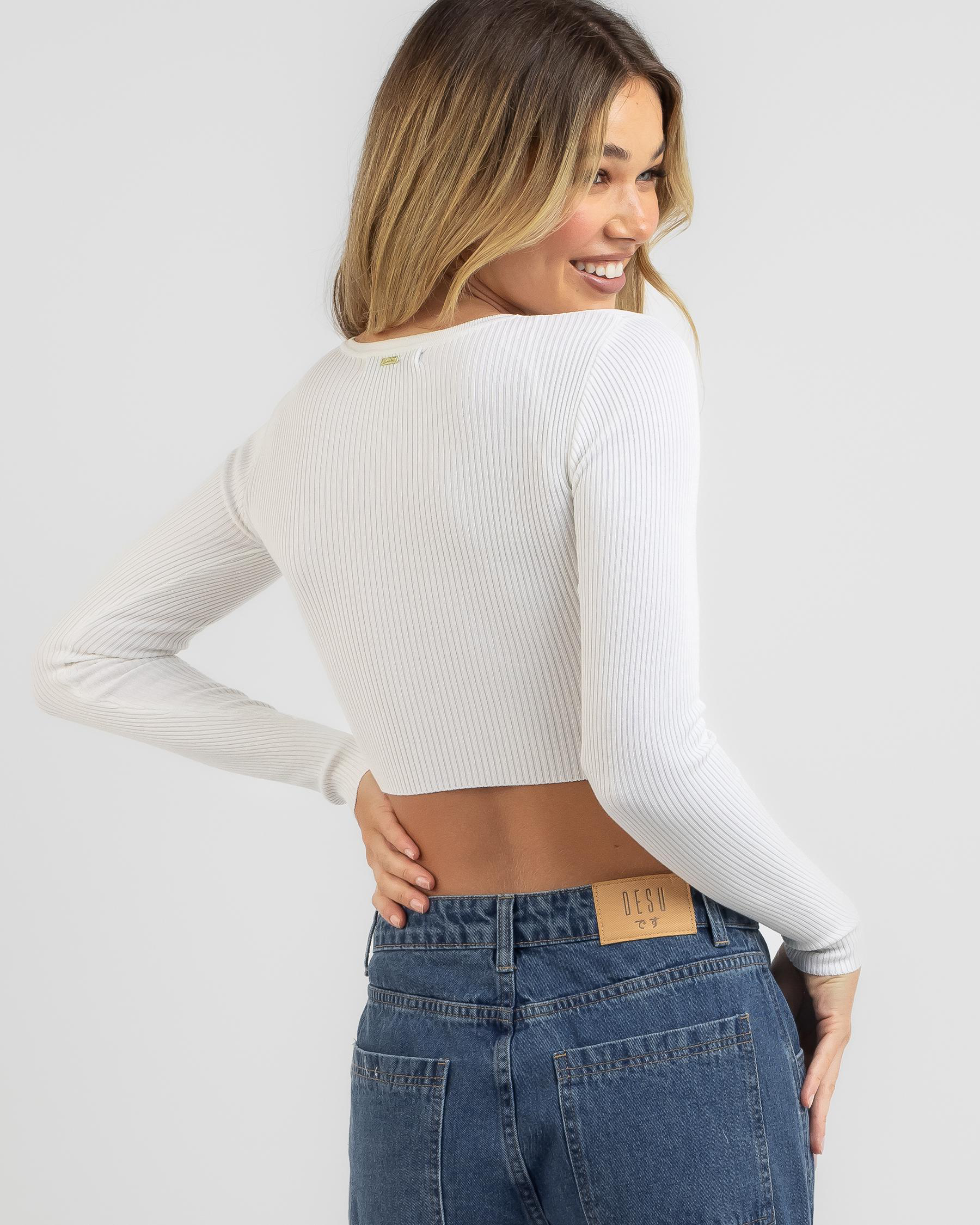 Chemistry Double Zip Knit Top