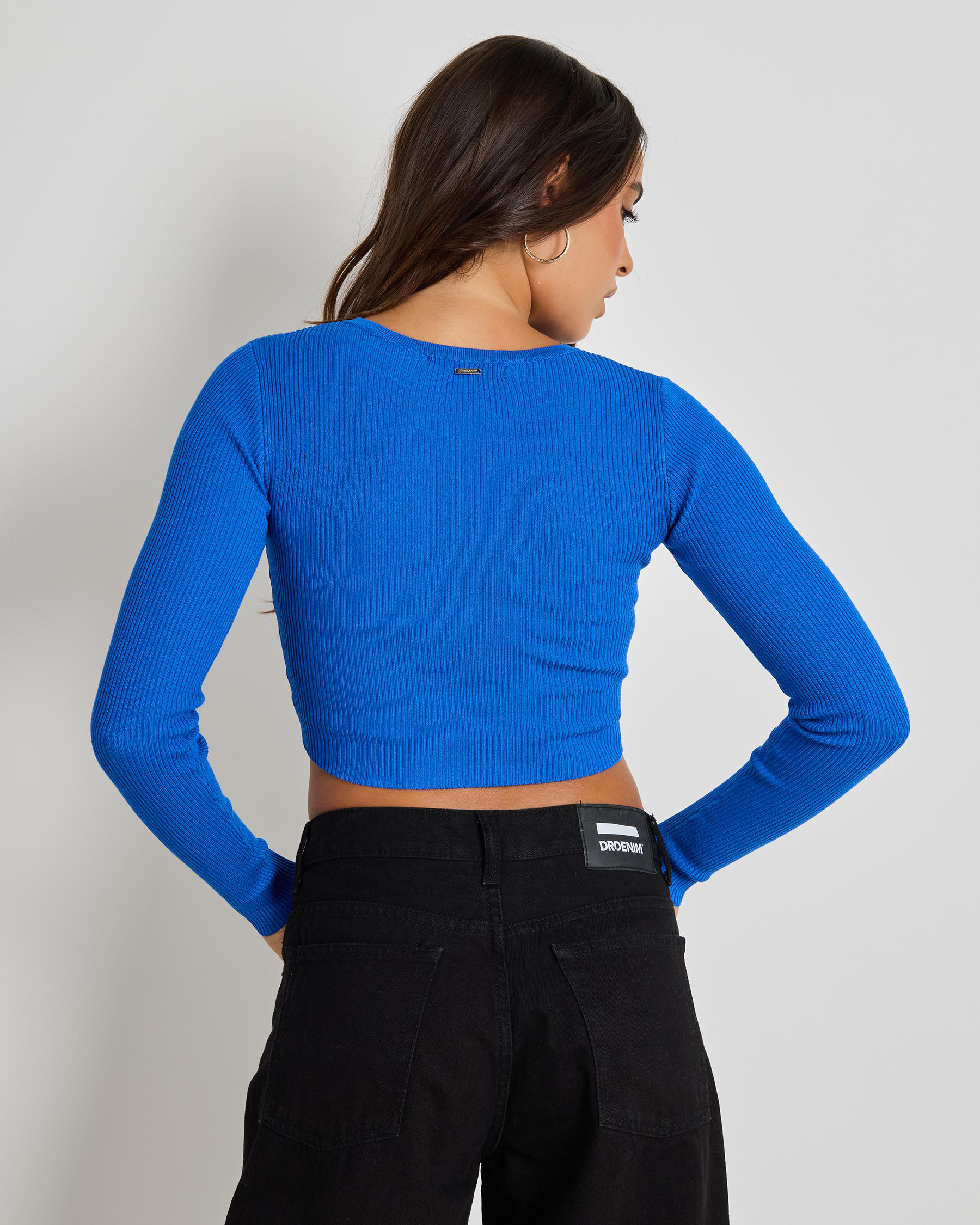 Chemistry Double Zip Knit Top
