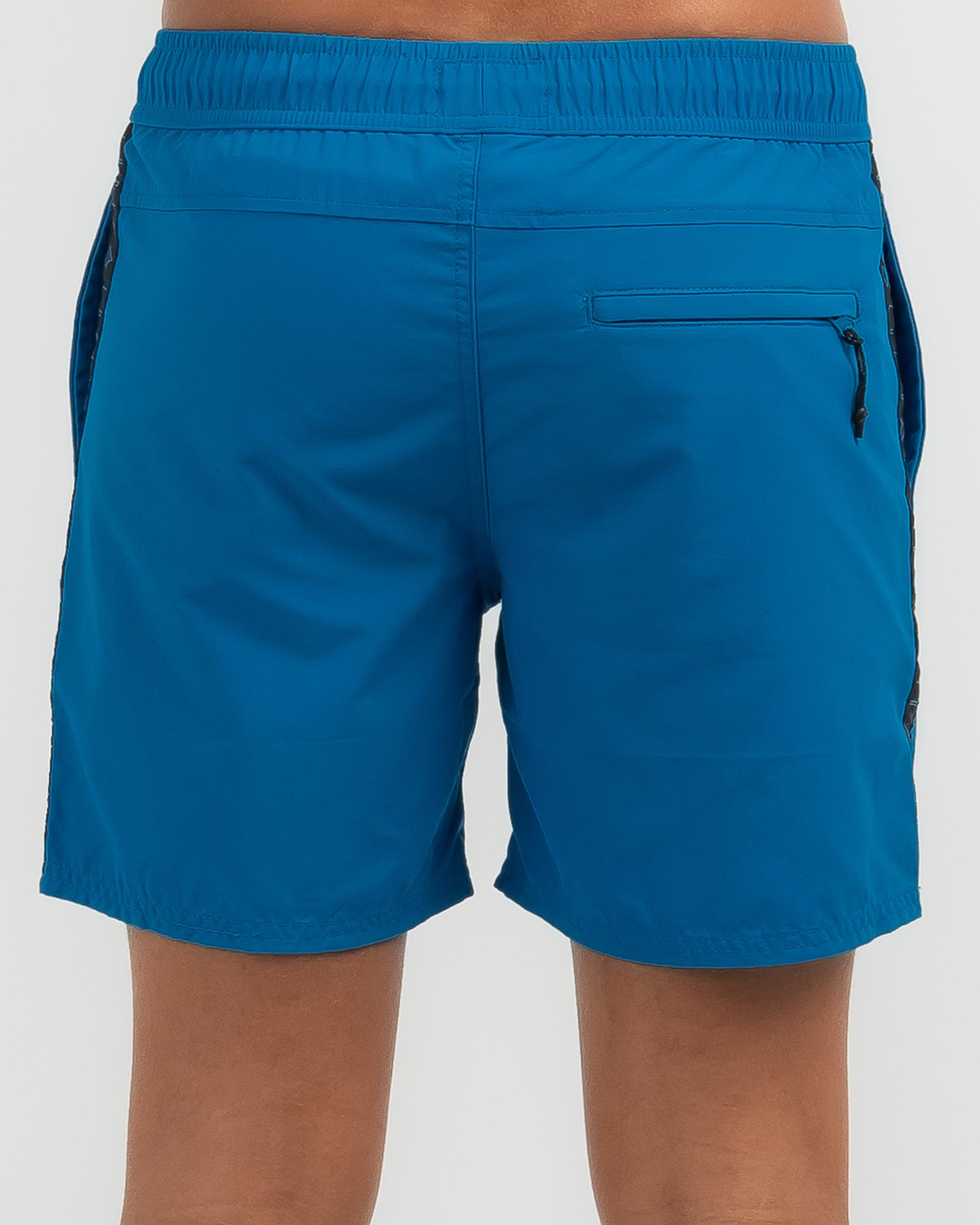 Taped Elastic Waist Shorts