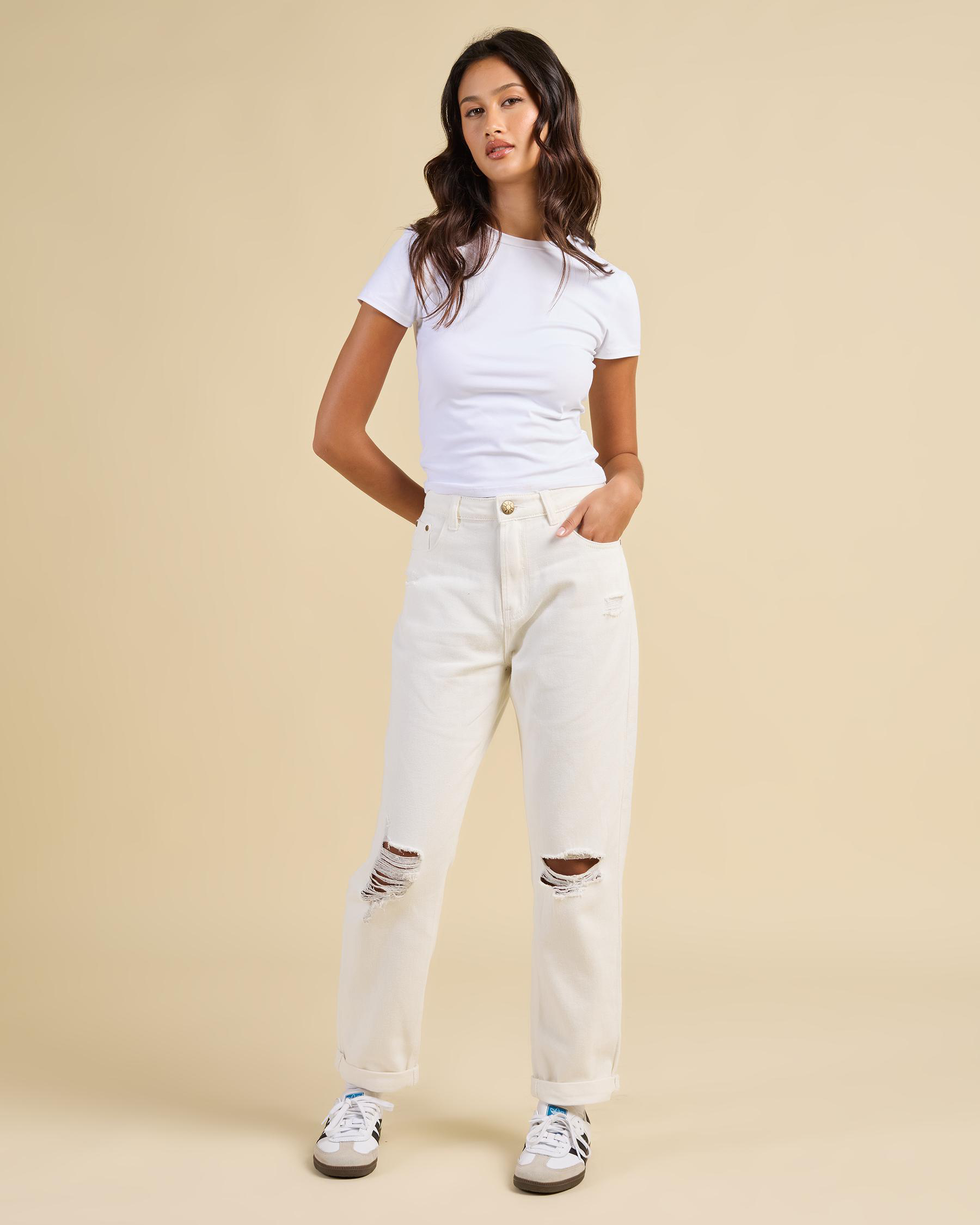 Dixie Mom Coloured Jeans