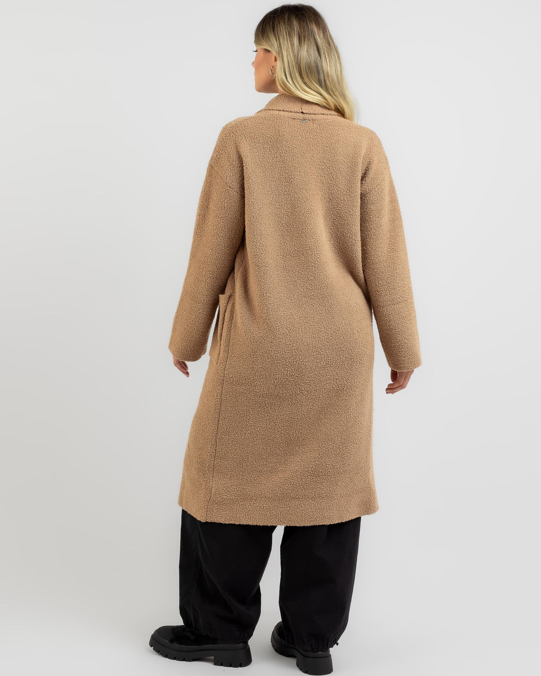 Penelope Longline Teddy Knit Cardigan