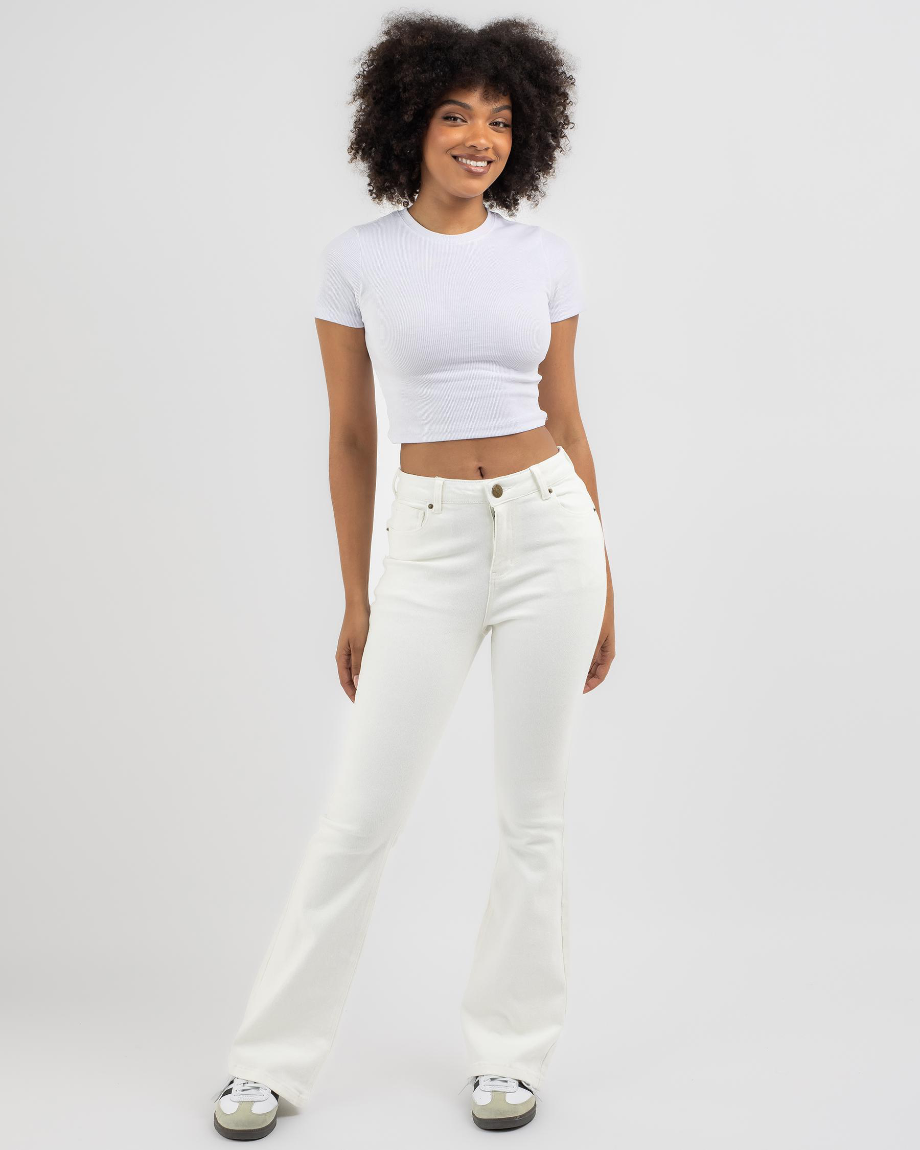 Ellidy Flare Coloured Jeans