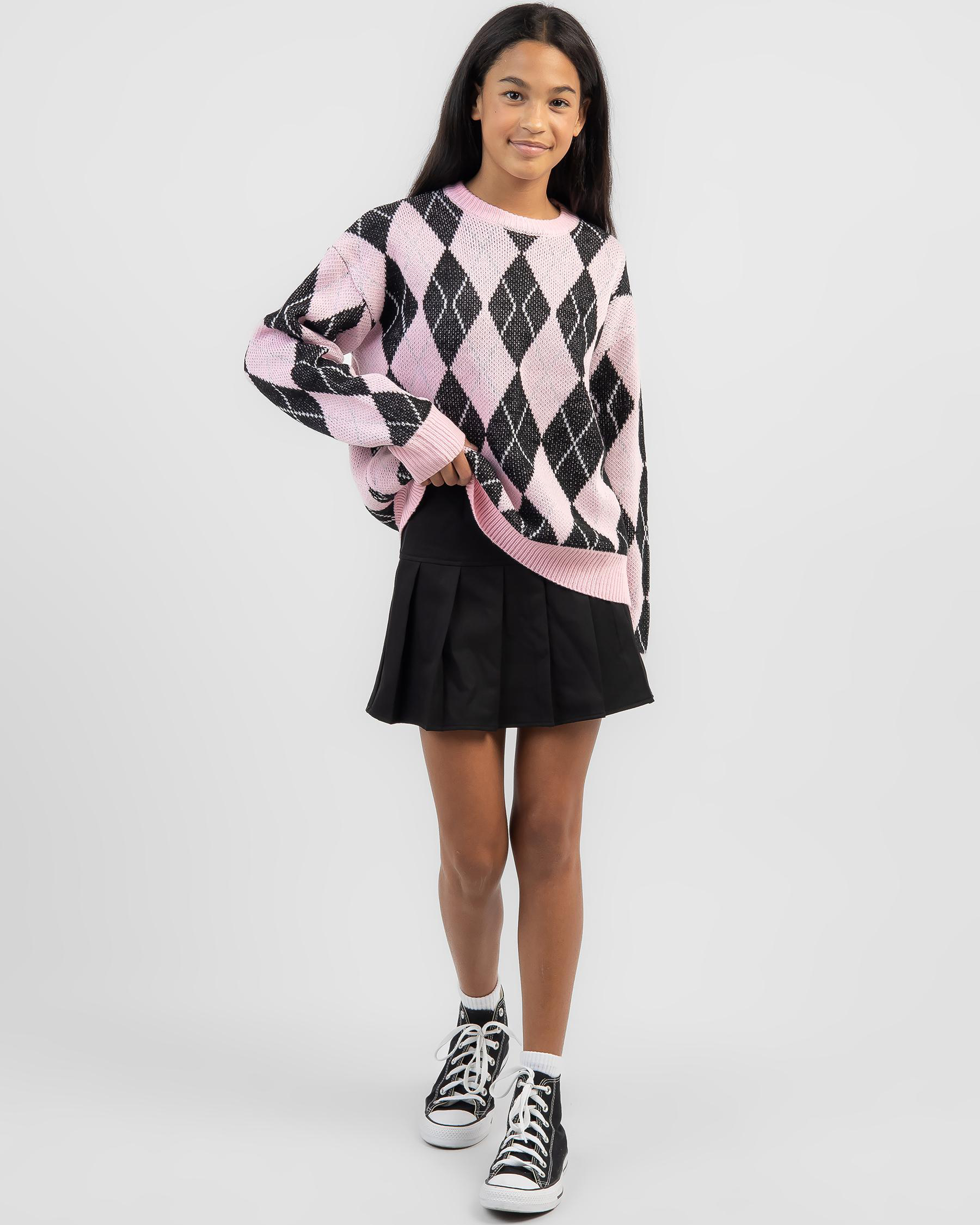 Harvard Argyle Knit Jumper