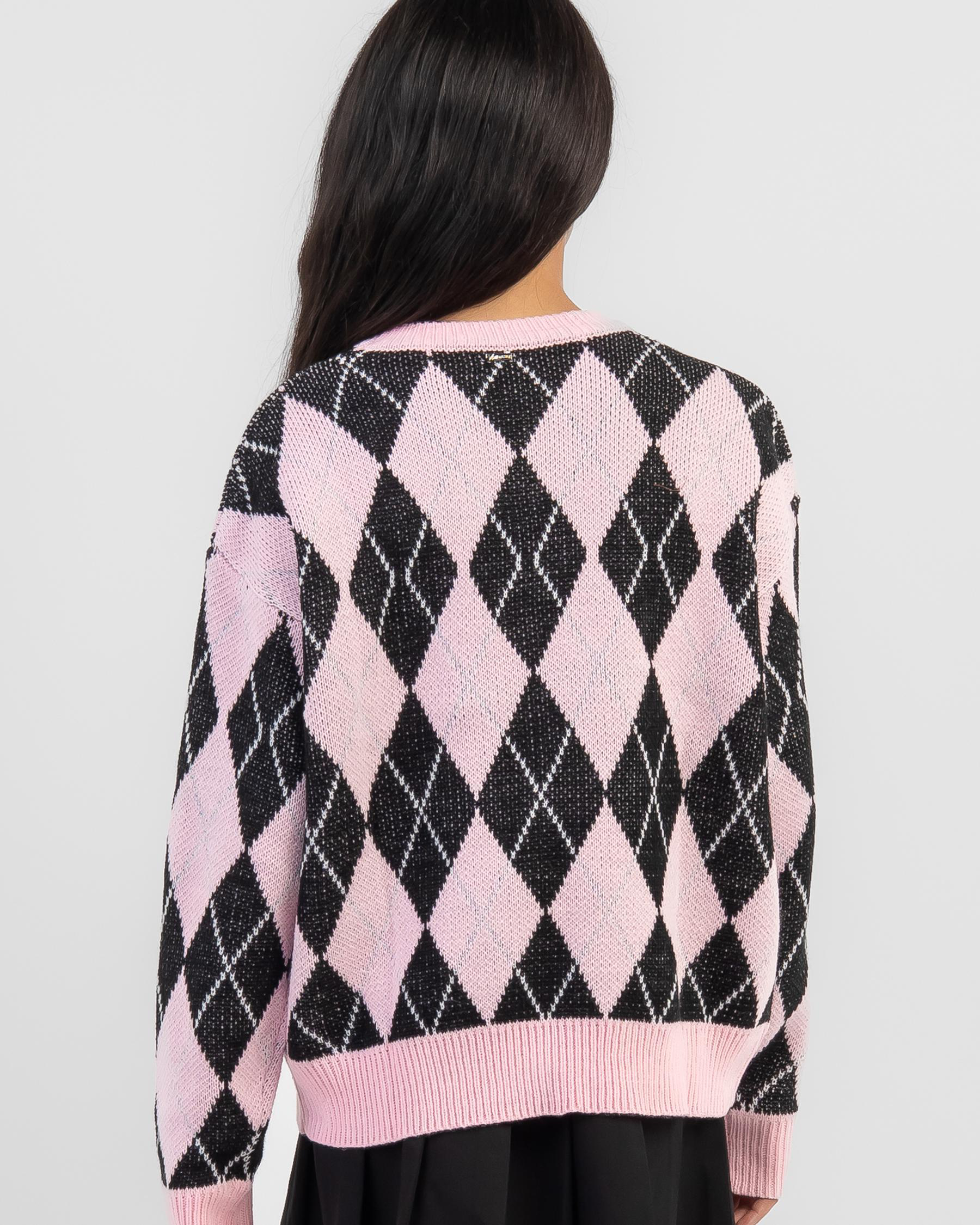 Harvard Argyle Knit Jumper