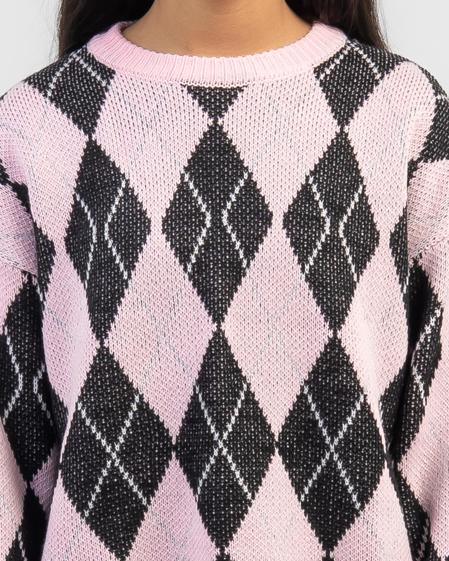 Harvard Argyle Knit Jumper