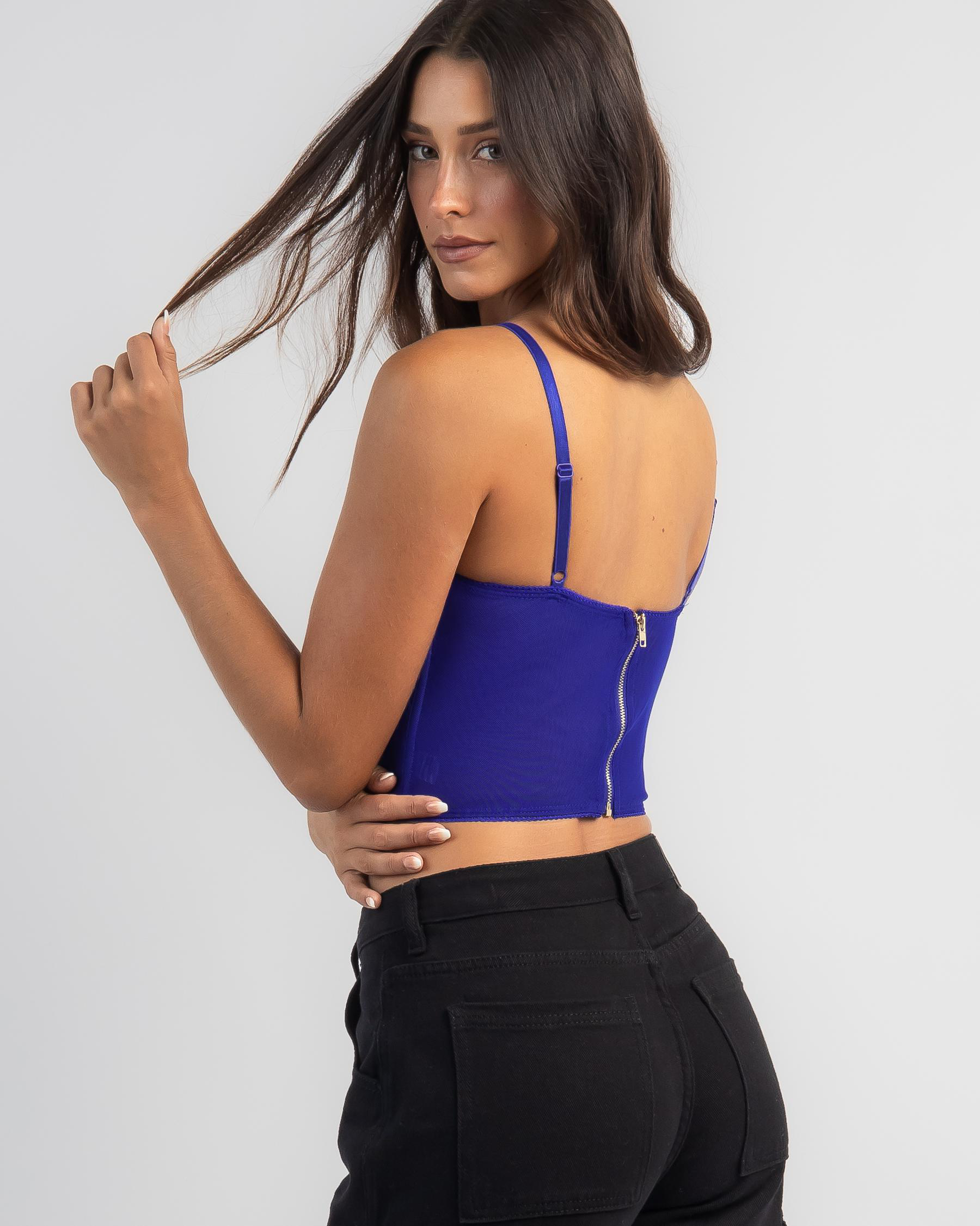 Stassie Mesh Corset Top