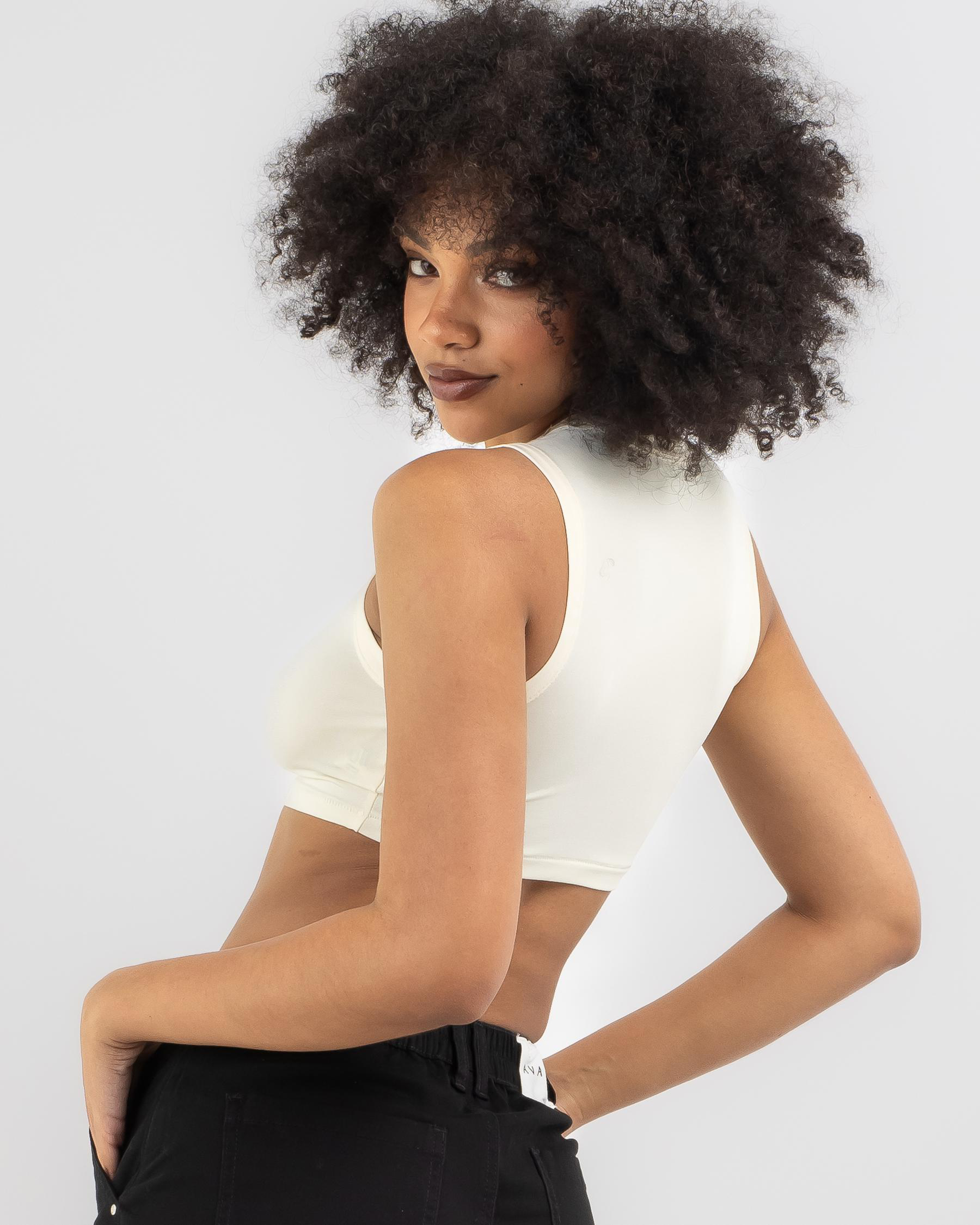 Chicago High Neck Crop Top