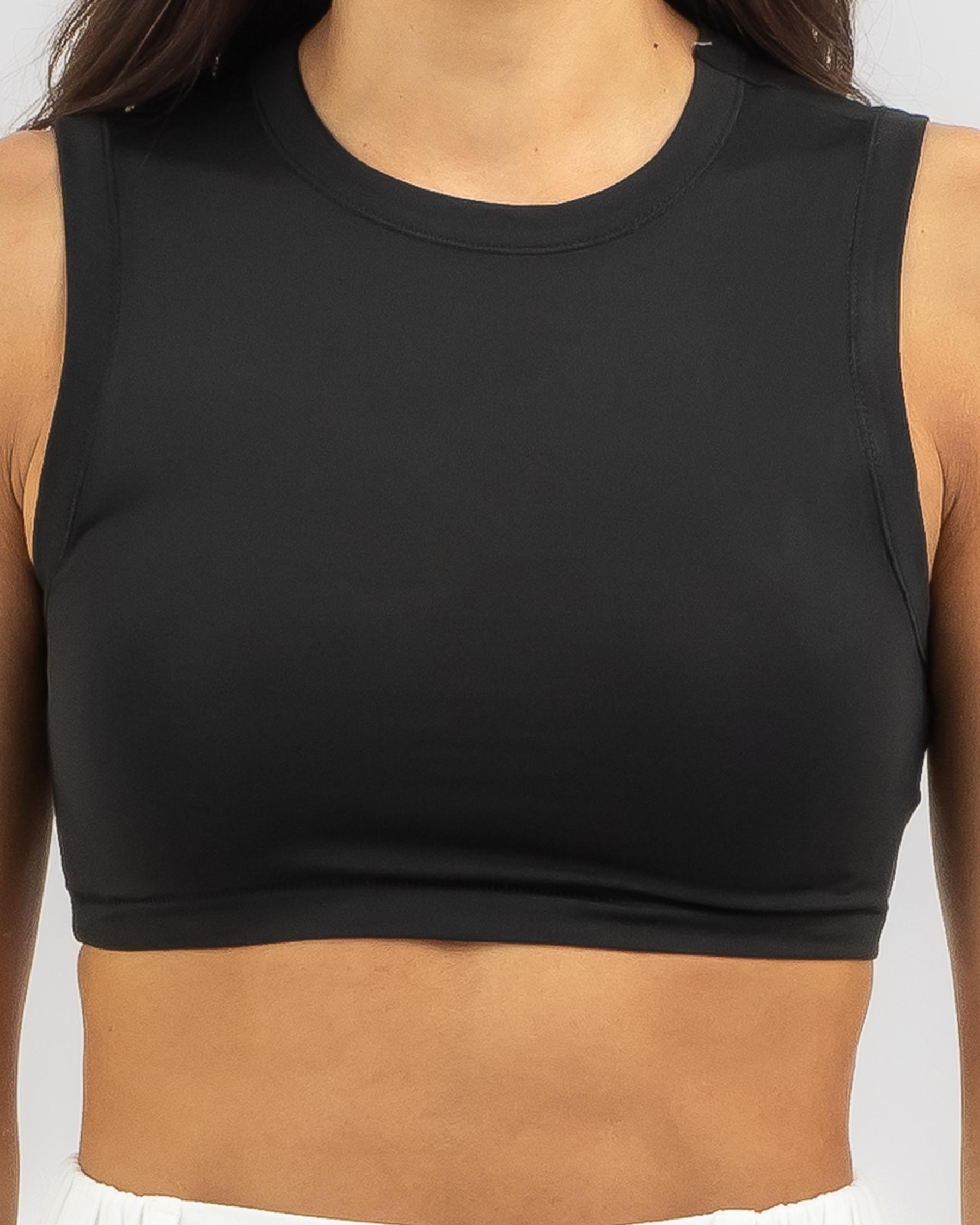 Chicago High Neck Crop Top