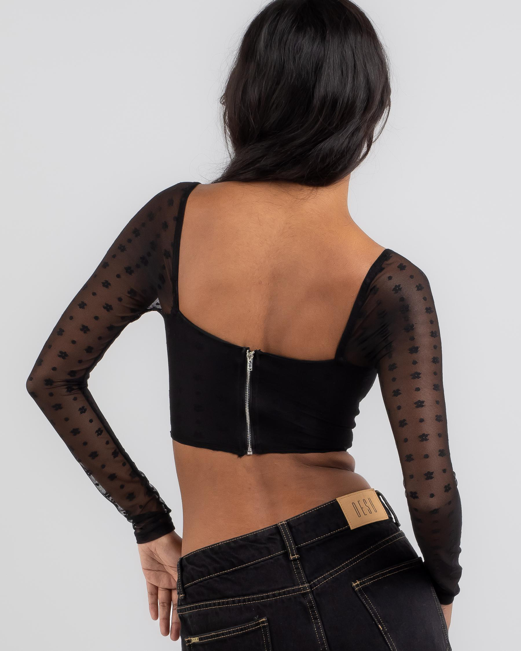 My Love Mesh Corset Top