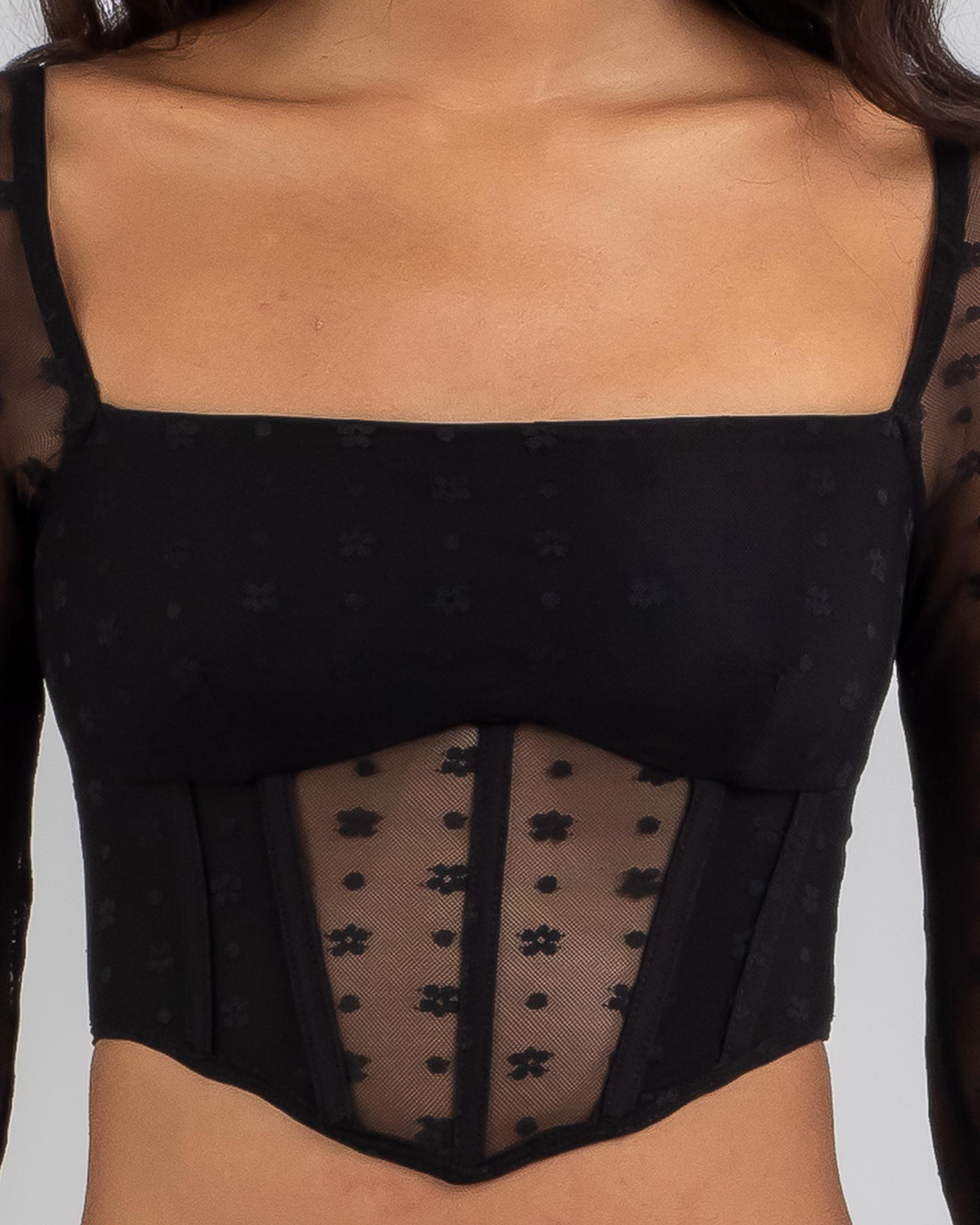 My Love Mesh Corset Top