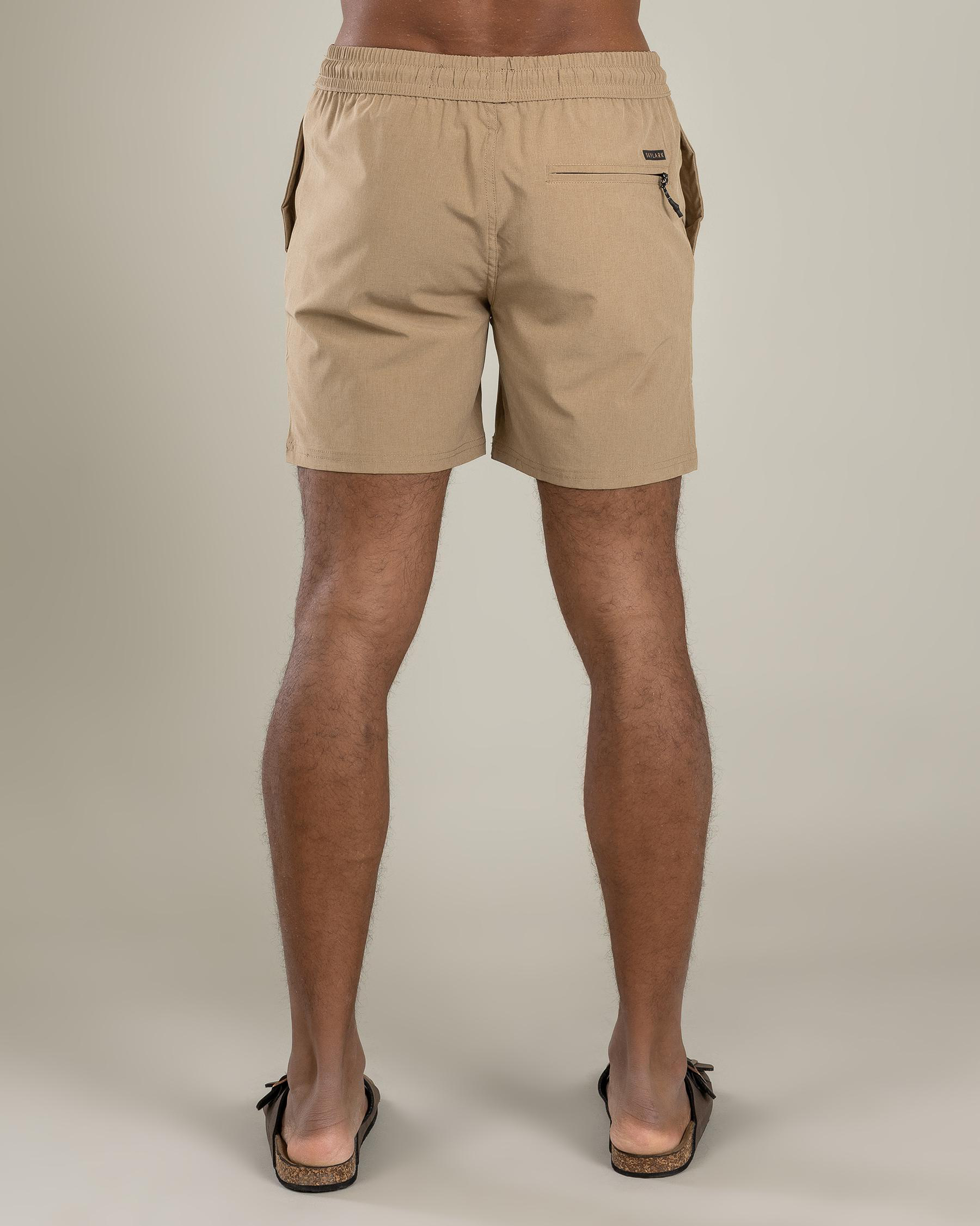Bind Elastic Waist Shorts