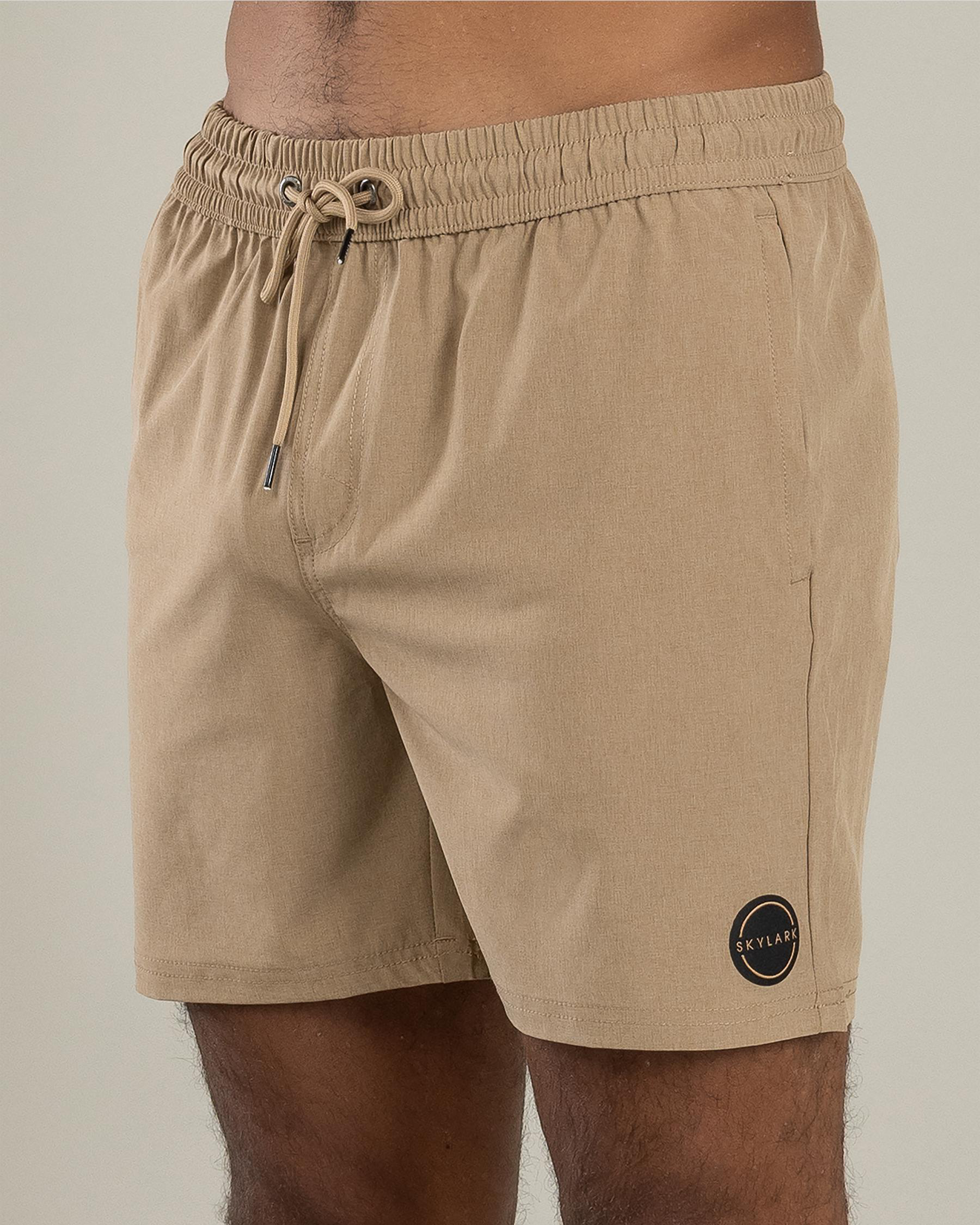 Bind Elastic Waist Shorts