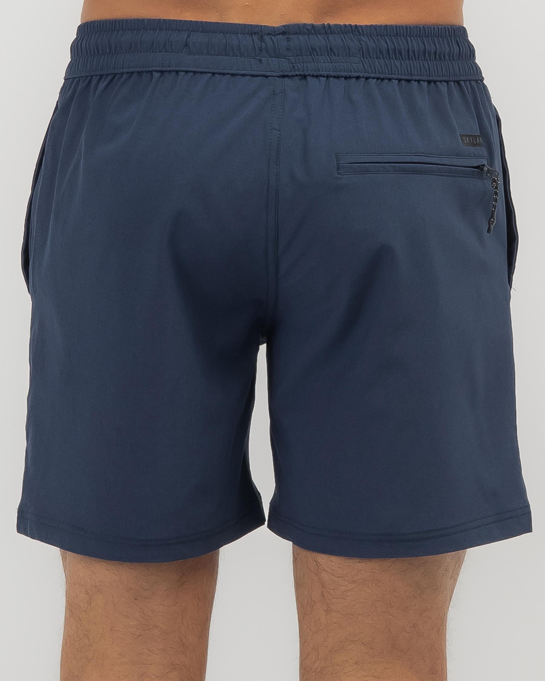 Bind Elastic Waist Shorts
