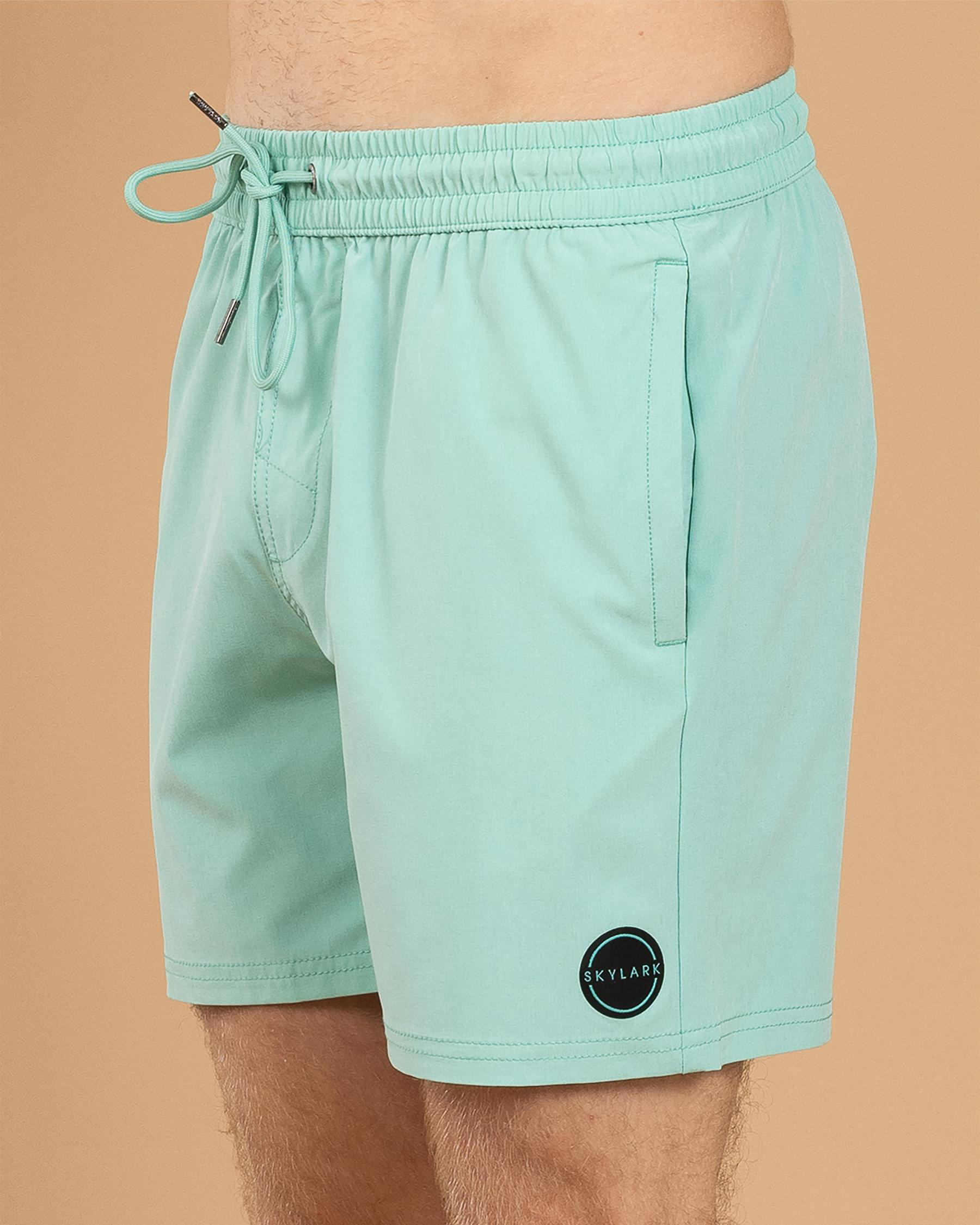 Bind Elastic Waist Shorts
