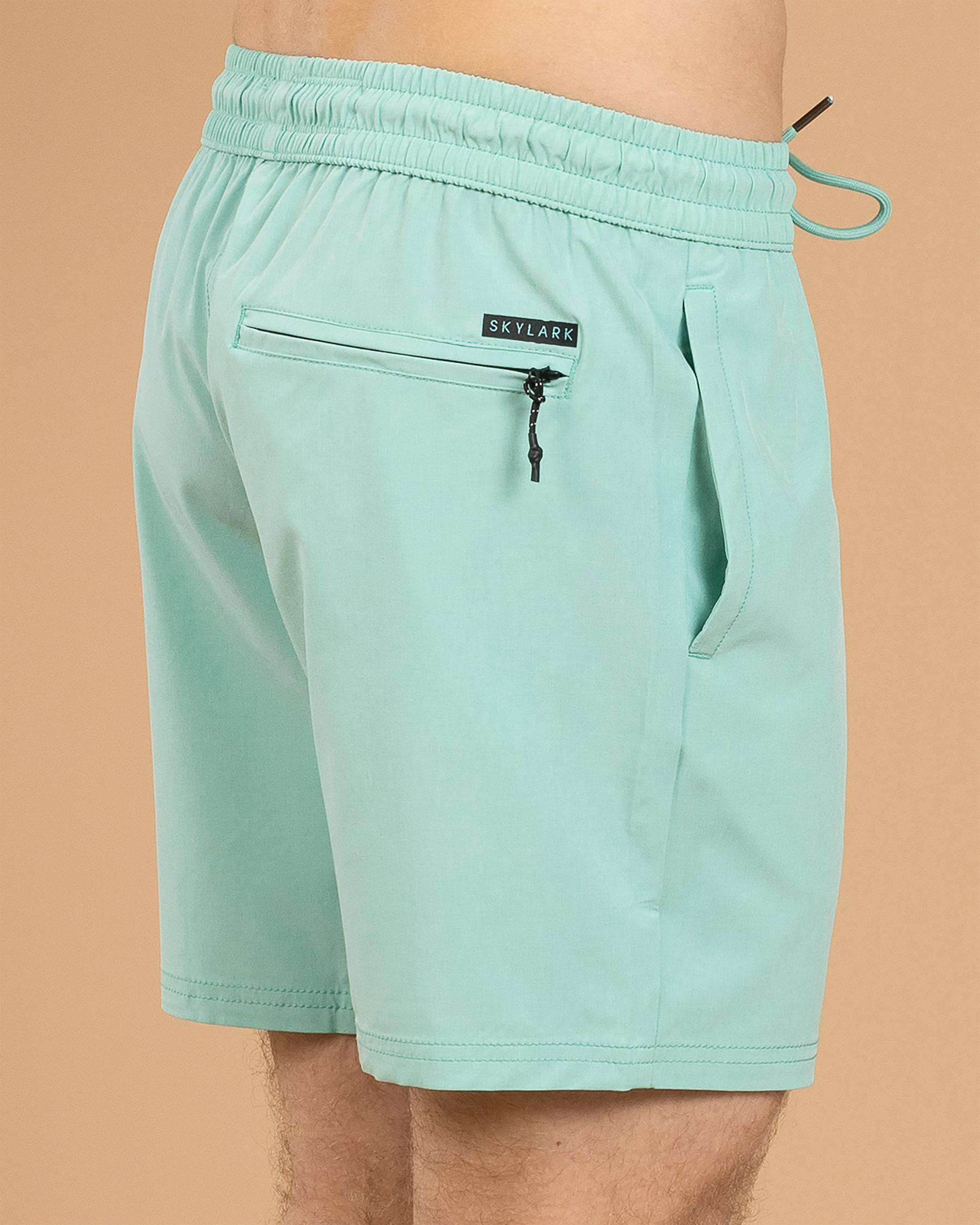 Bind Elastic Waist Shorts