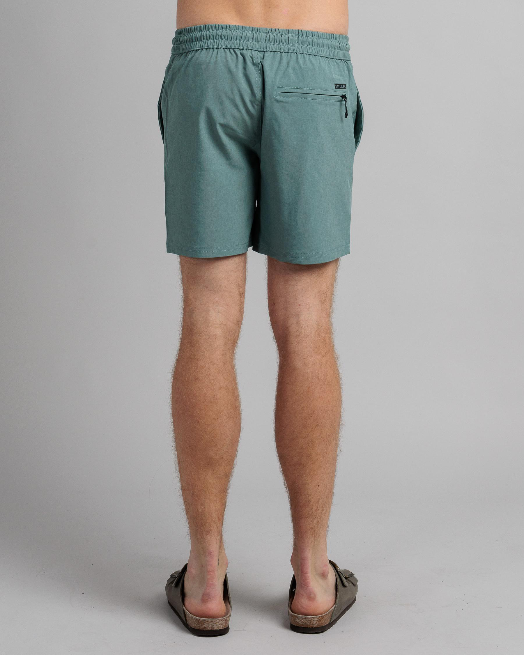 Bind Elastic Waist Shorts