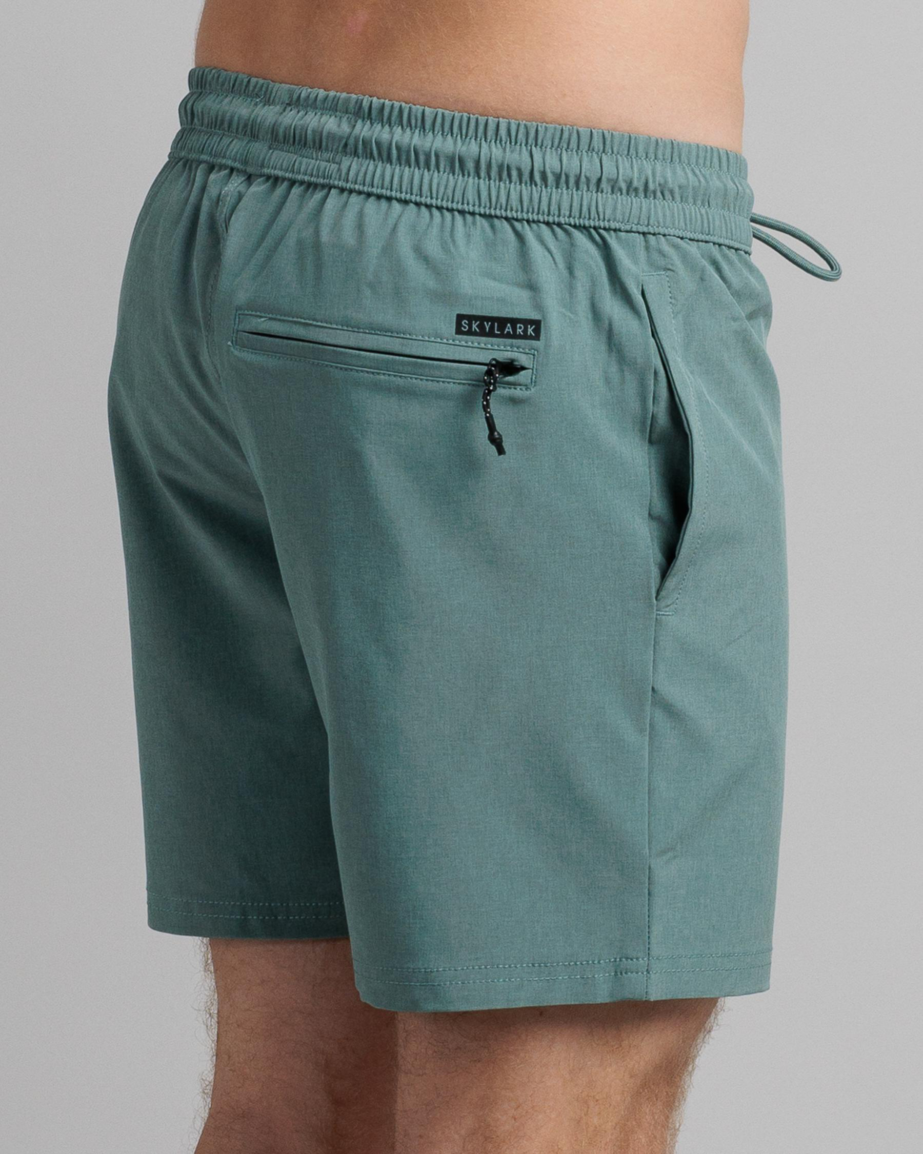 Bind Elastic Waist Shorts