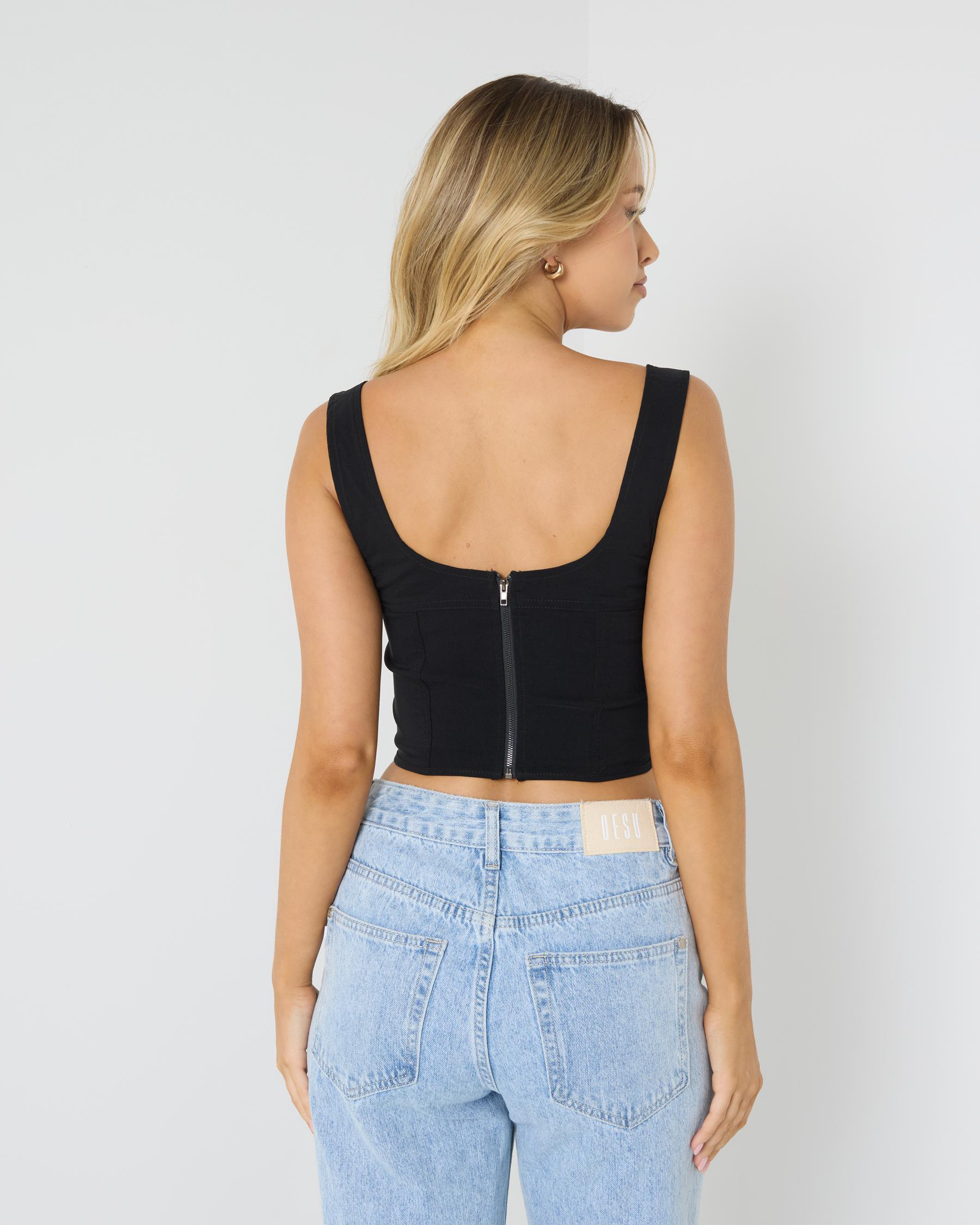 Joey Lace Up Corset Top
