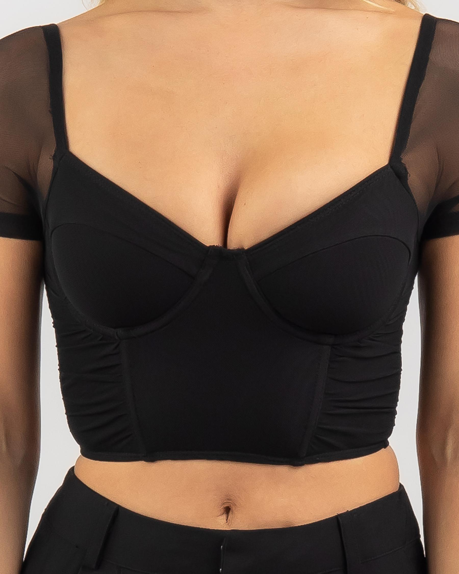 Wolfie Mesh Corset Top