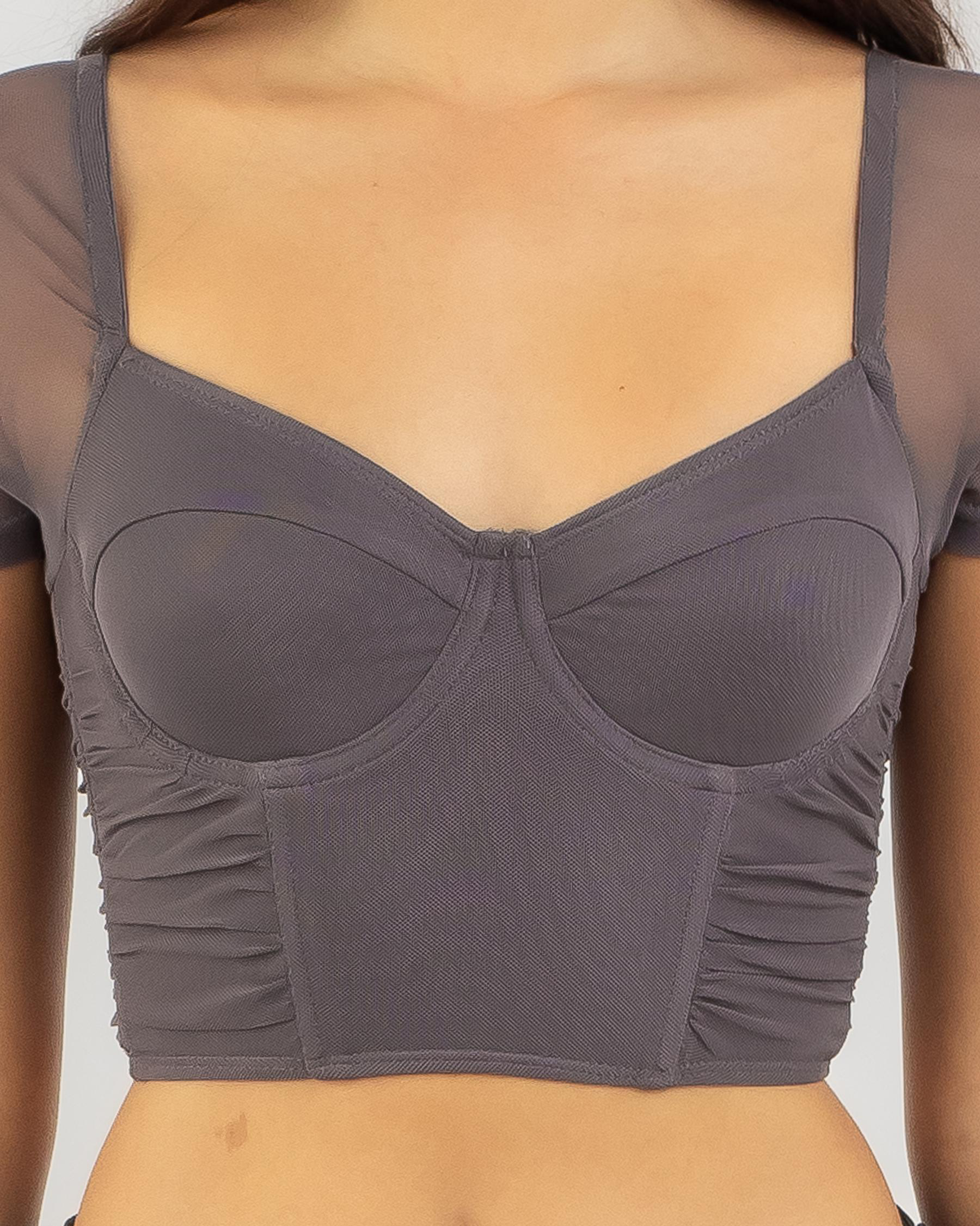 Wolfie Mesh Corset Top
