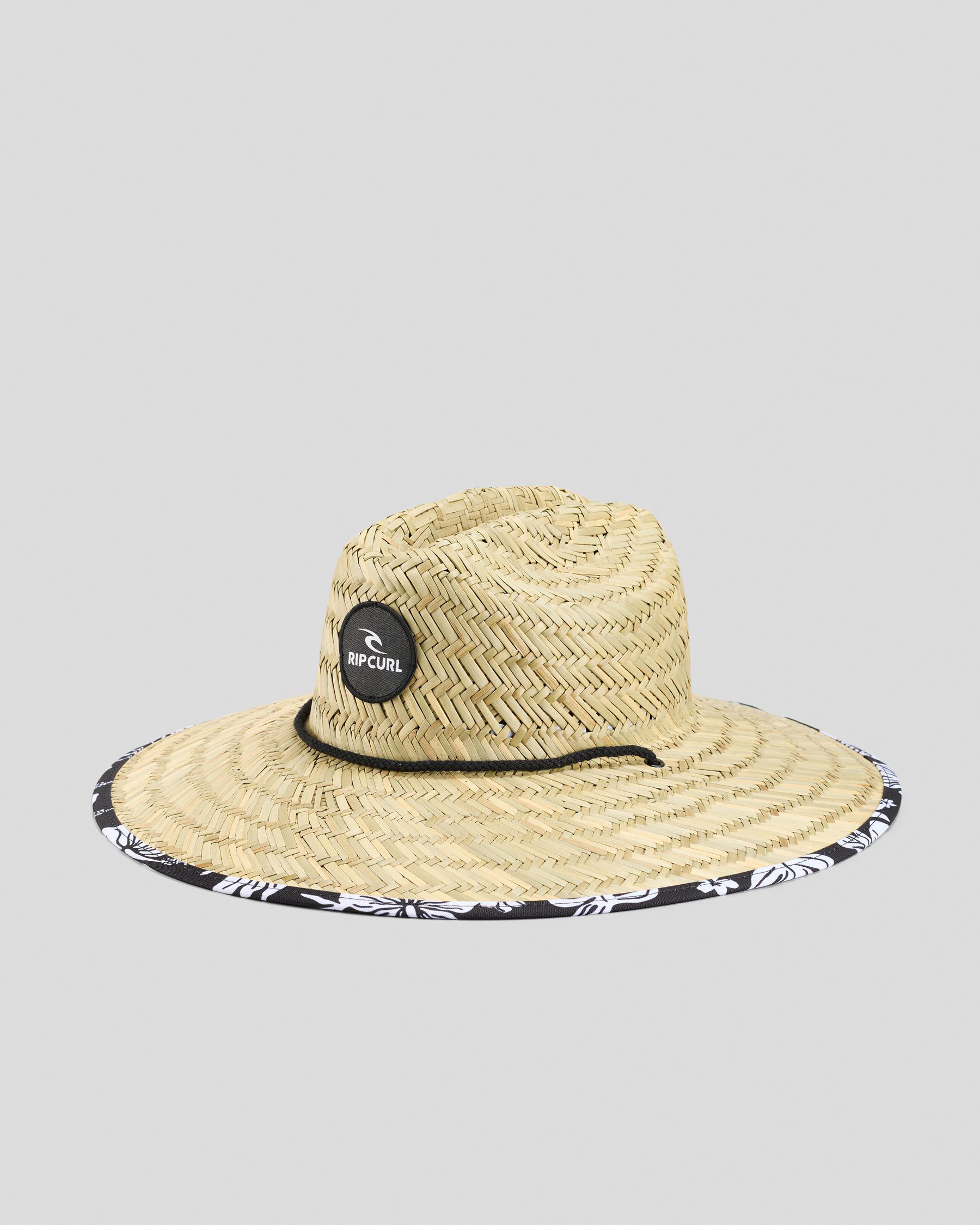 Mixed Straw Sun Panama Hat