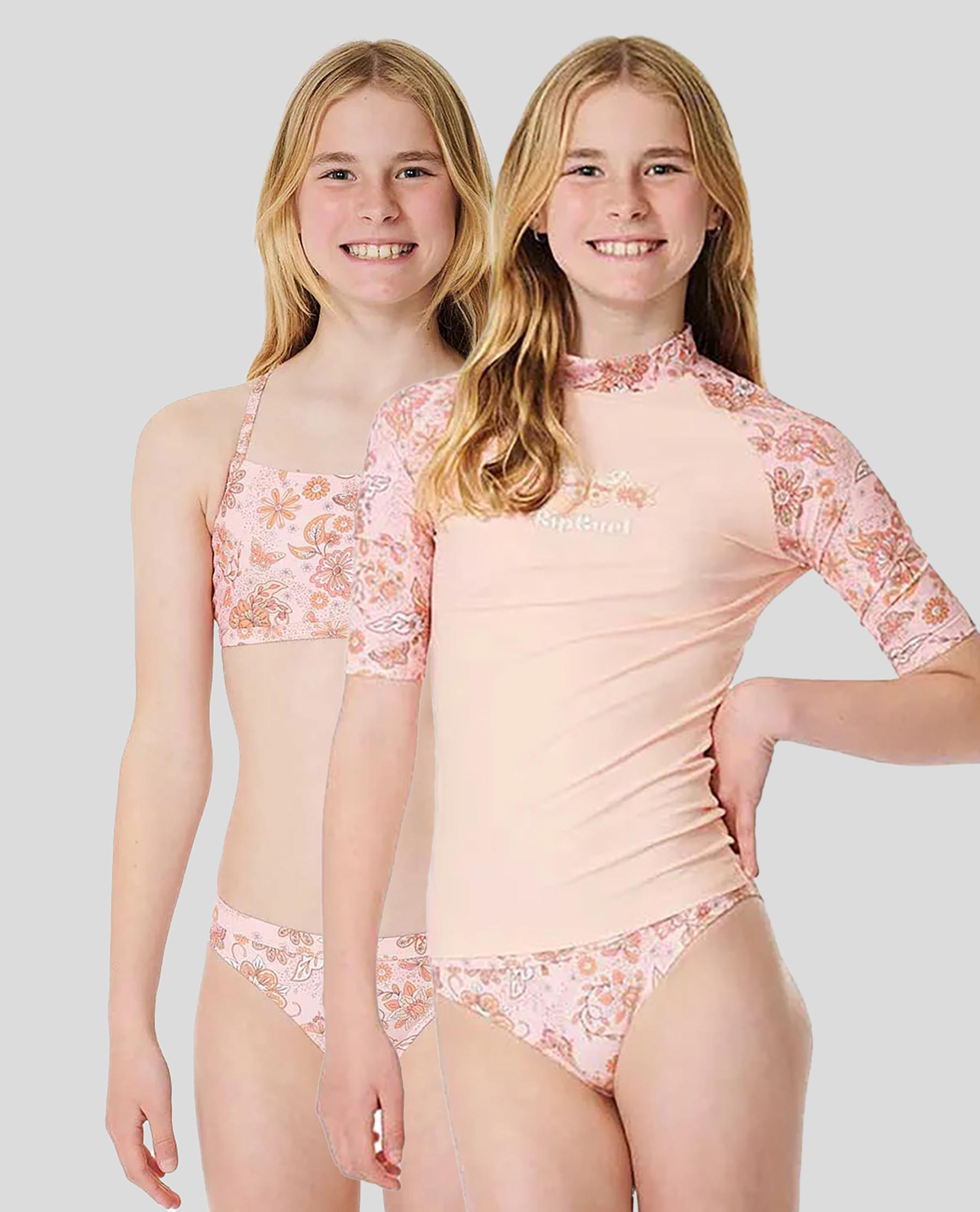 Sun Catcher Short Sleeve 3 Piece Rash Vest Set