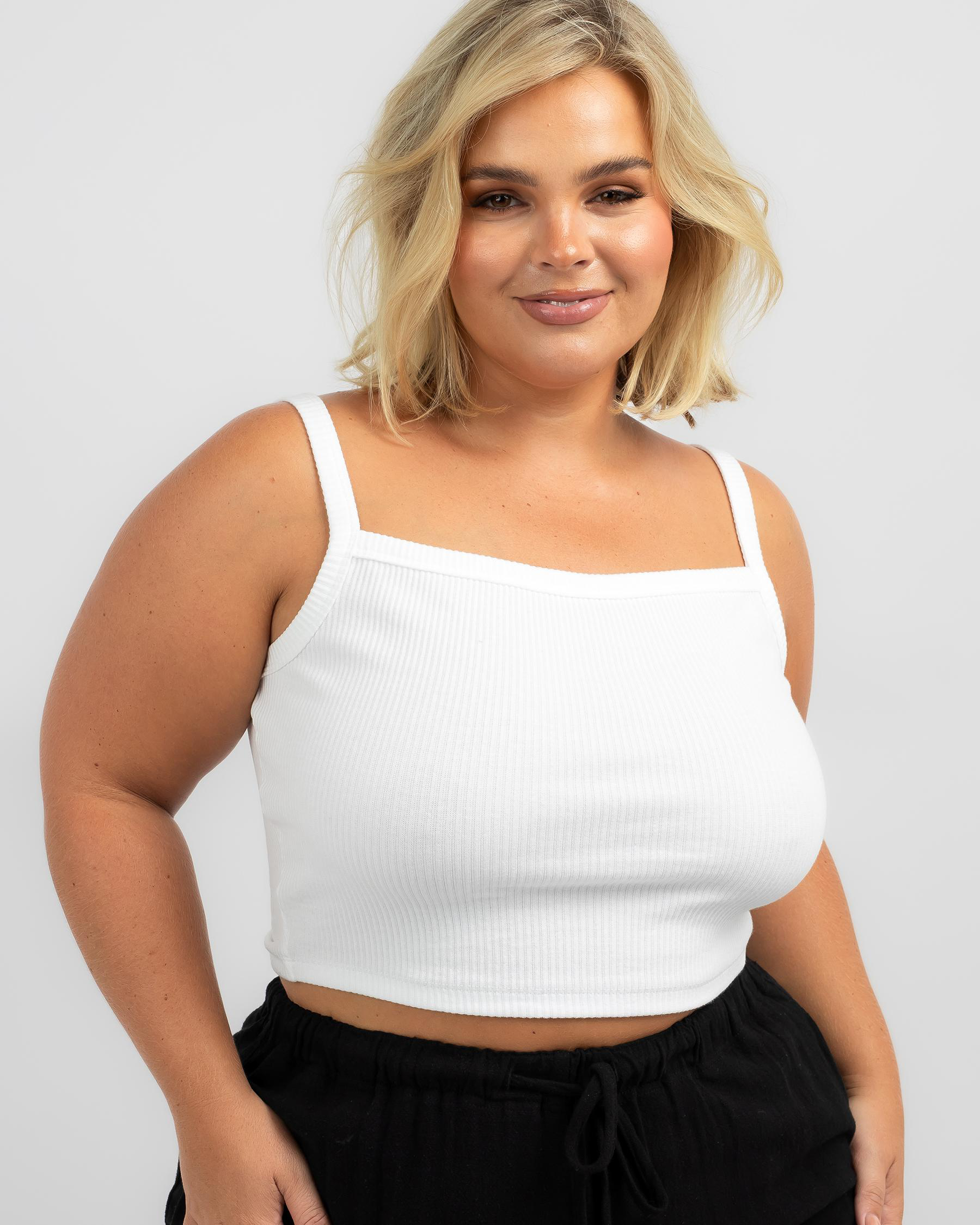 Basic Square Neck Baby Tank Top