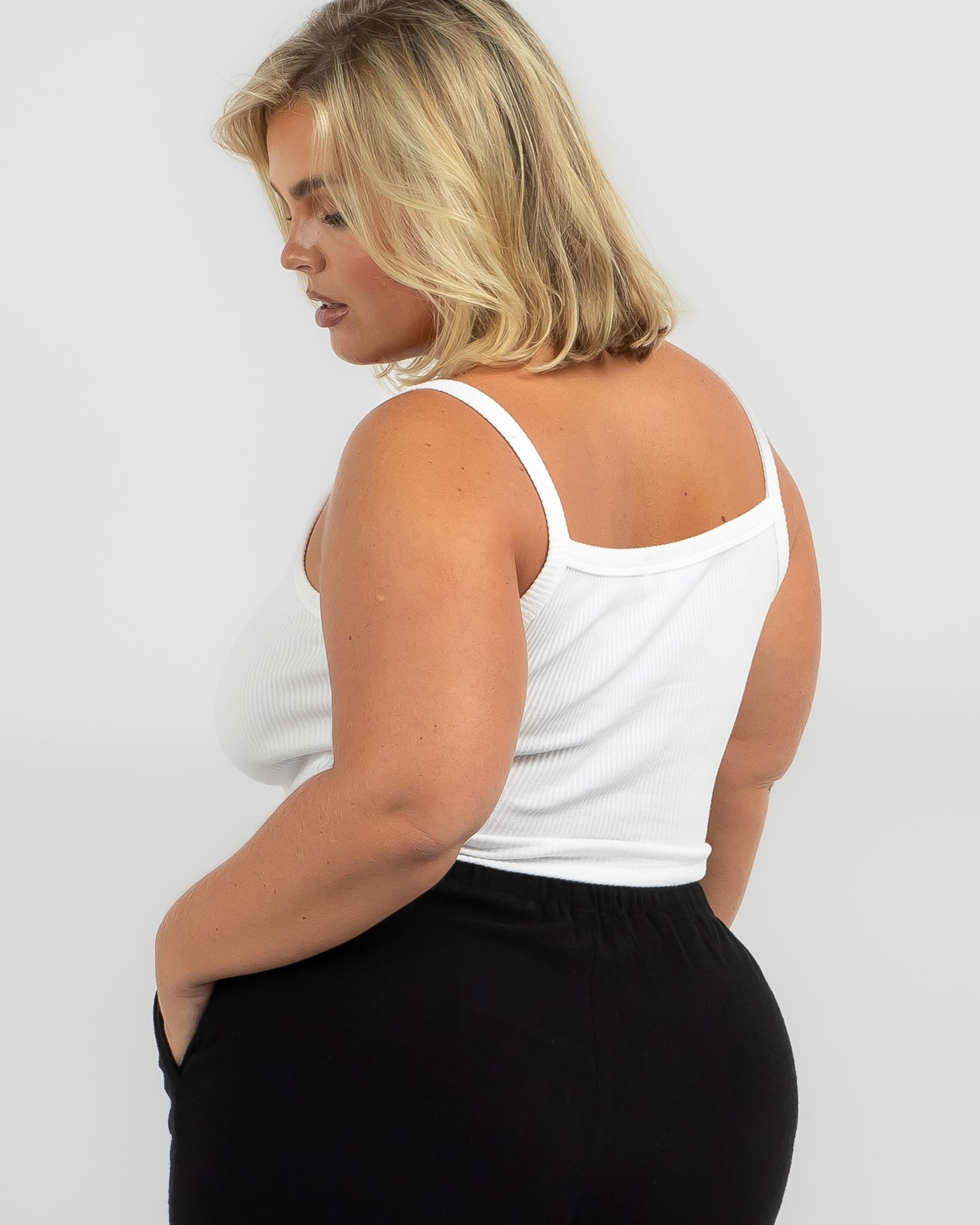 Basic Square Neck Baby Tank Top