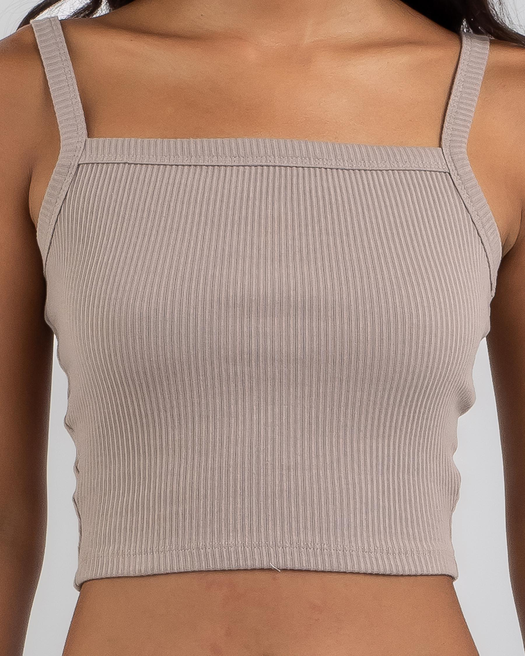 Basic Square Neck Baby Tank Top