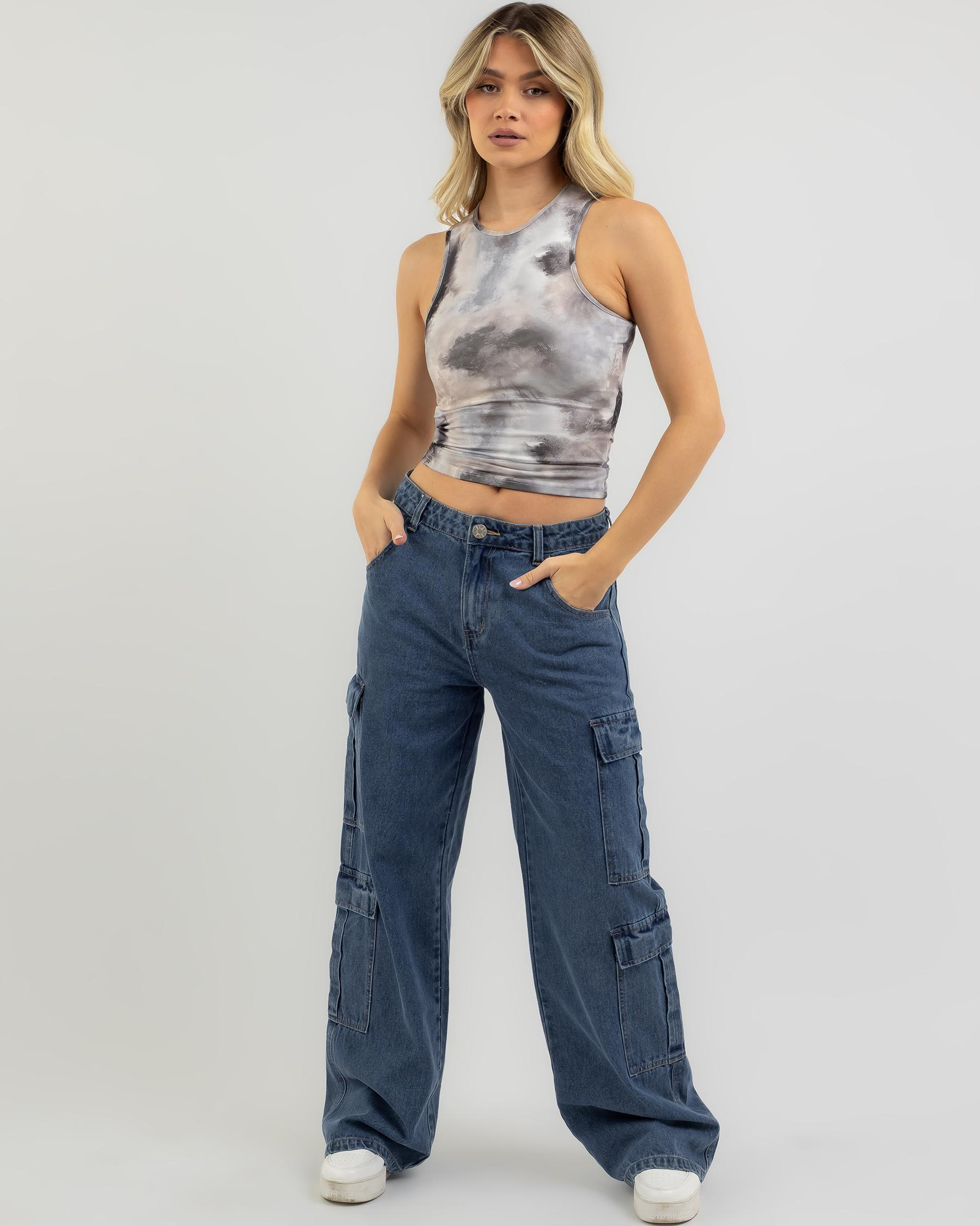 Starlette High Neck Tank Top