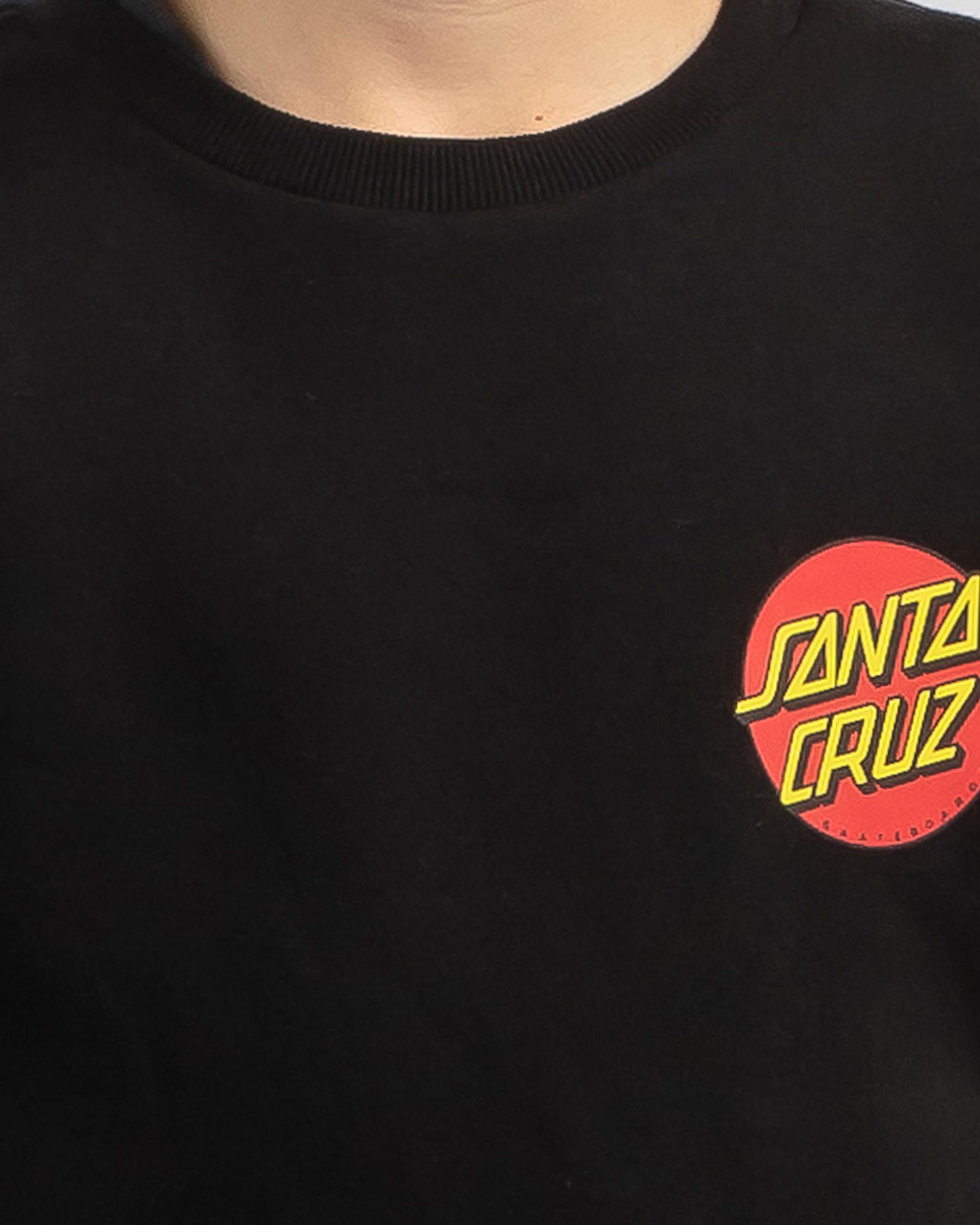 Classic Dot Chest Crew Neck Sweatshirt