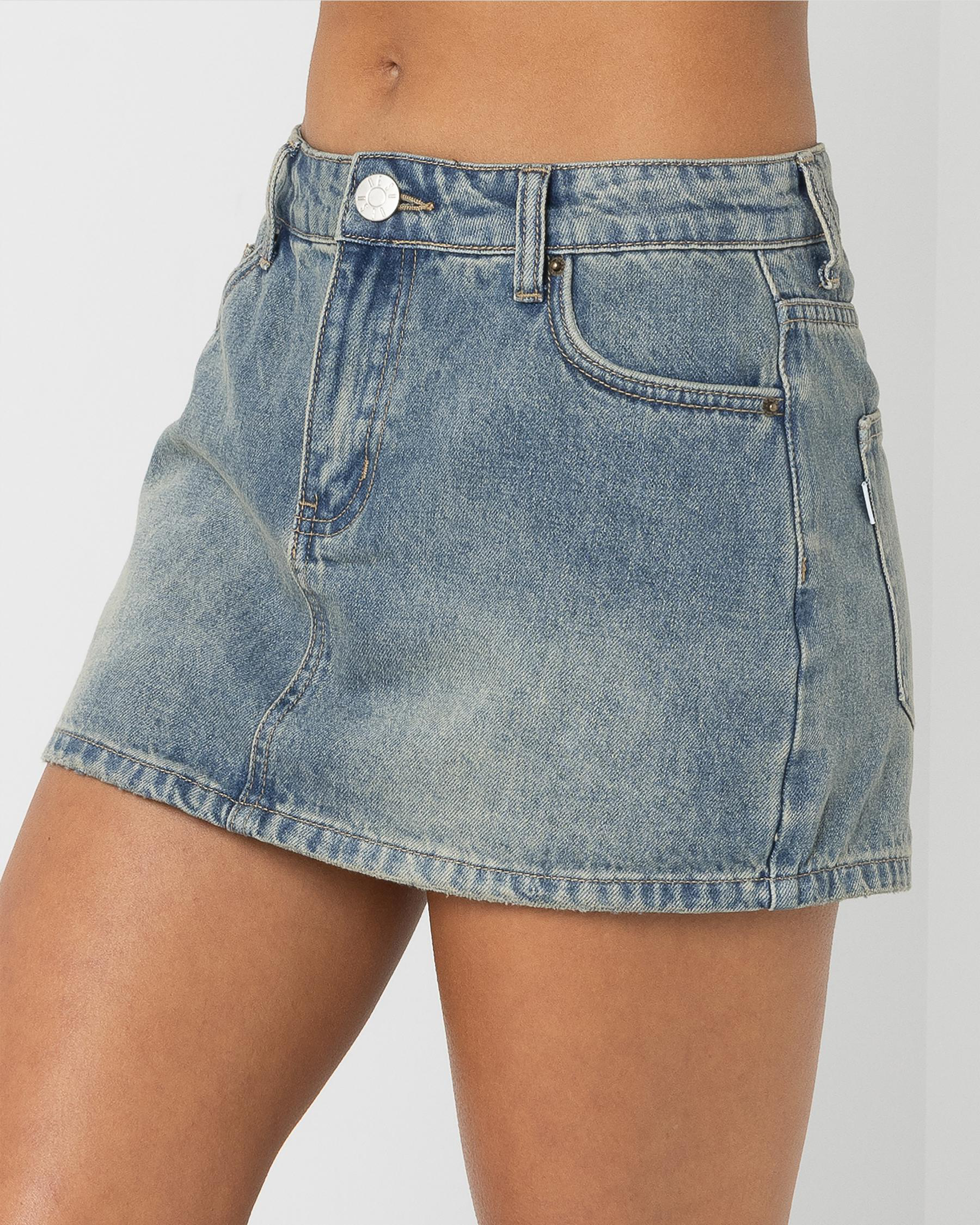Allegra Denim Skort