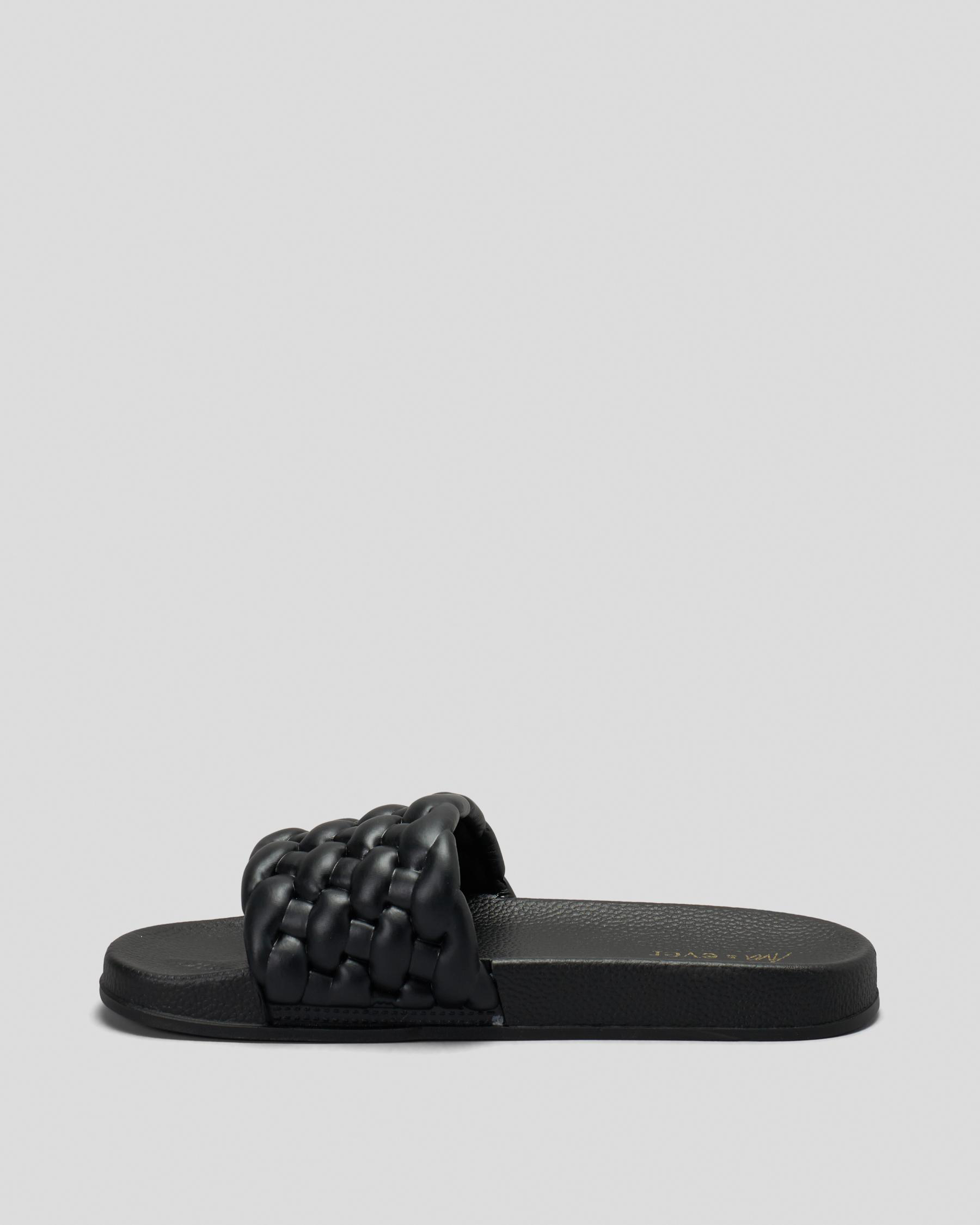Lexi Plait Slide Sandals