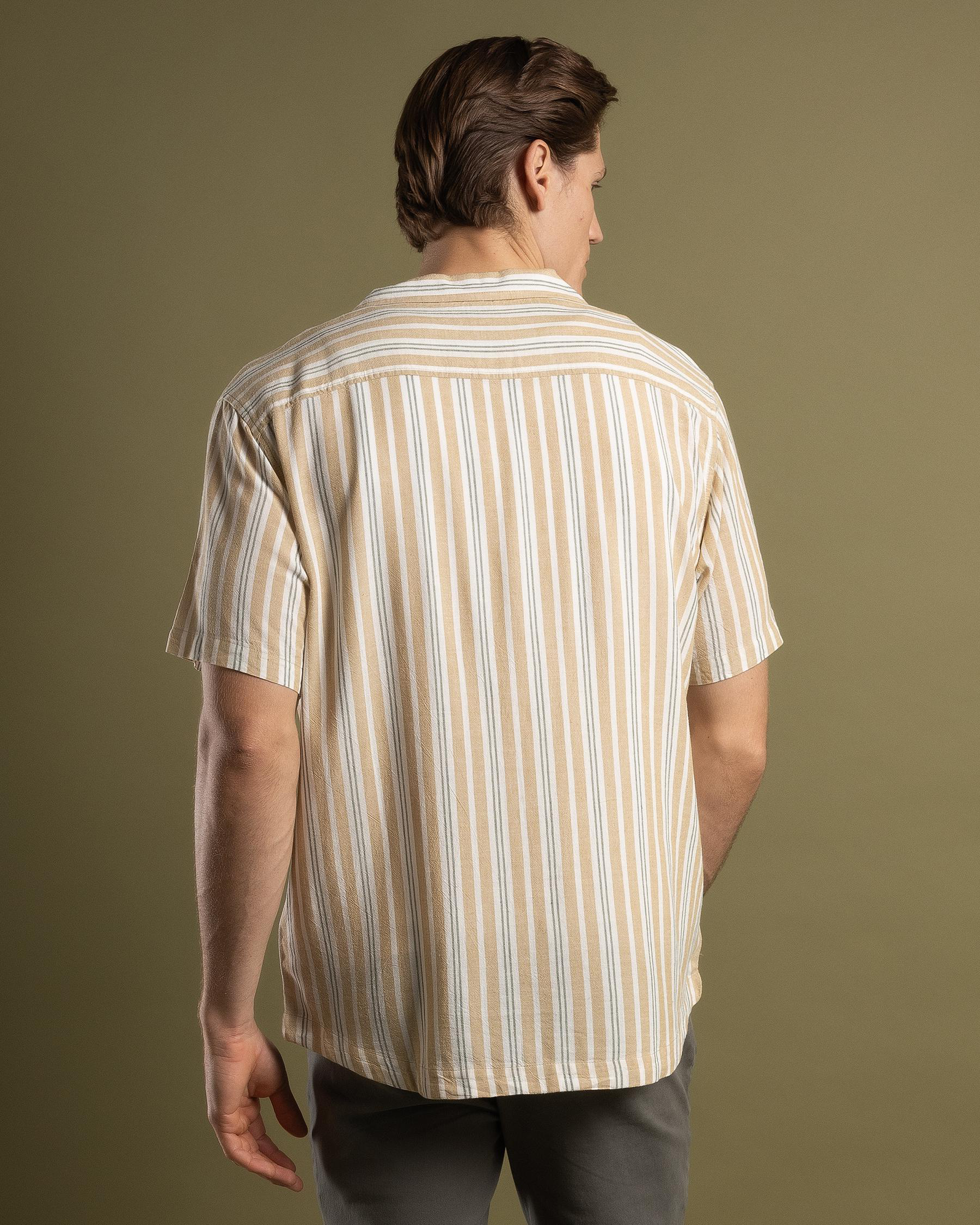 Beat Stripe Short Sleeve Shirt