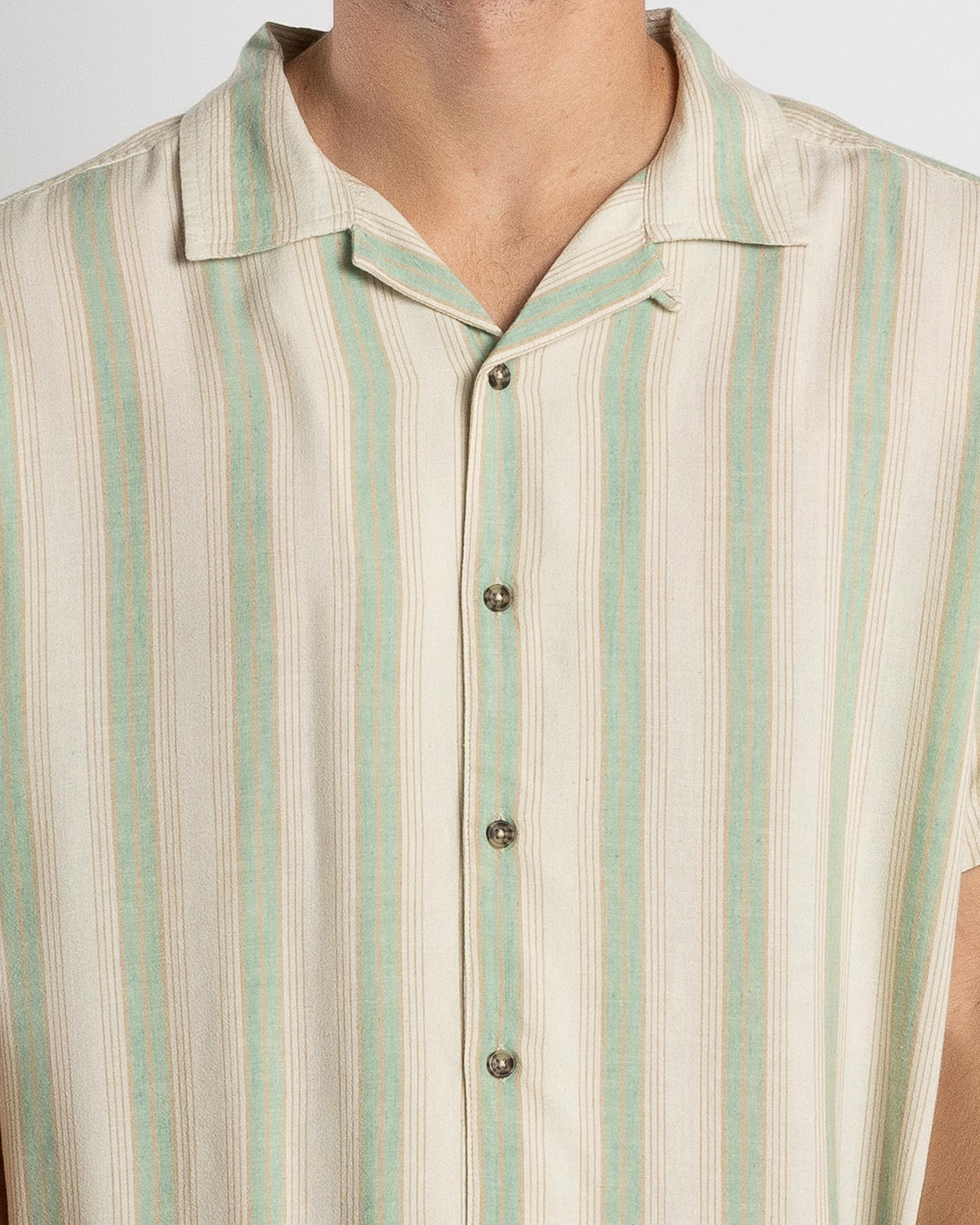 Beat Stripe Short Sleeve Shirt