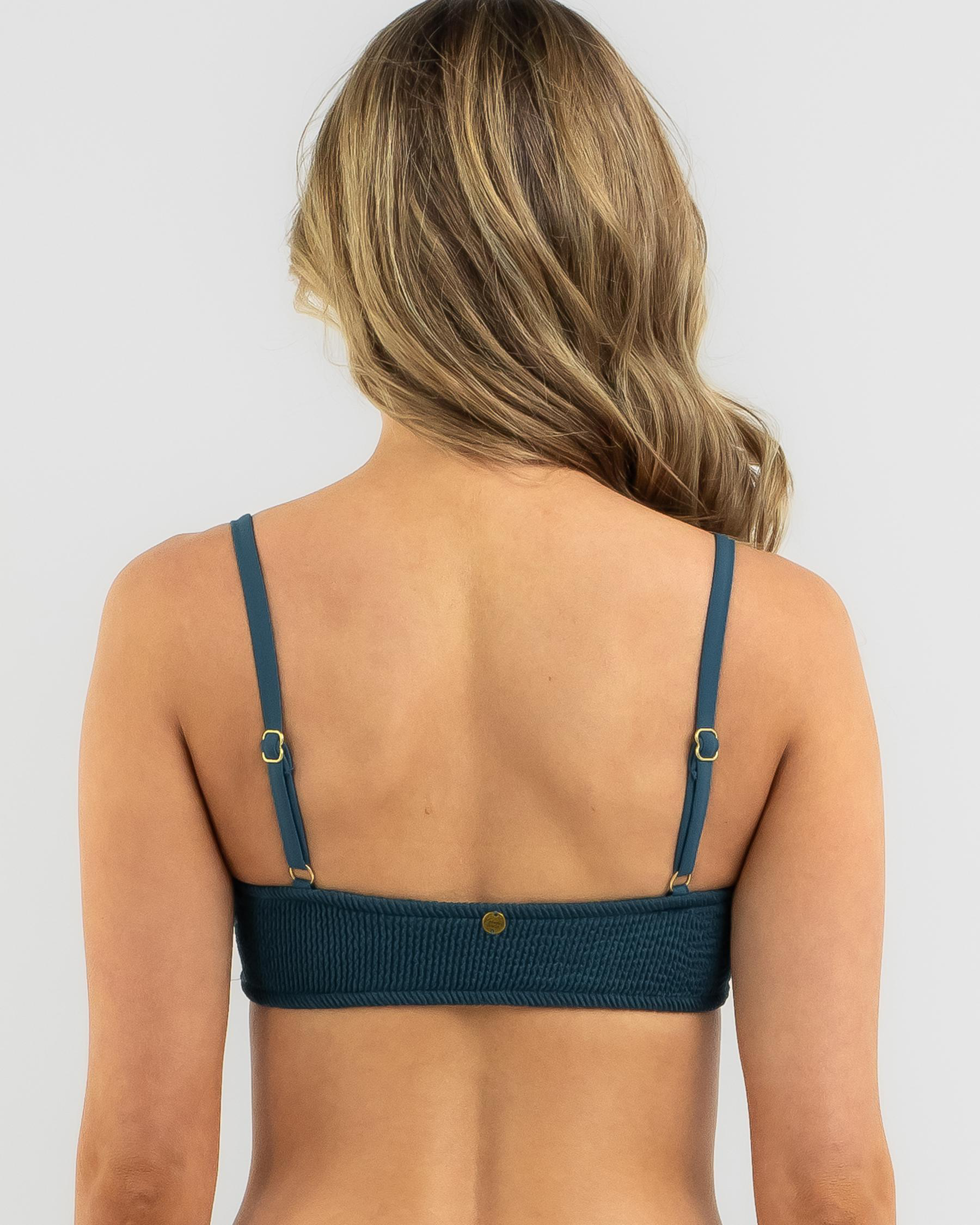 Meredith Scrunch Bralette Bikini Top