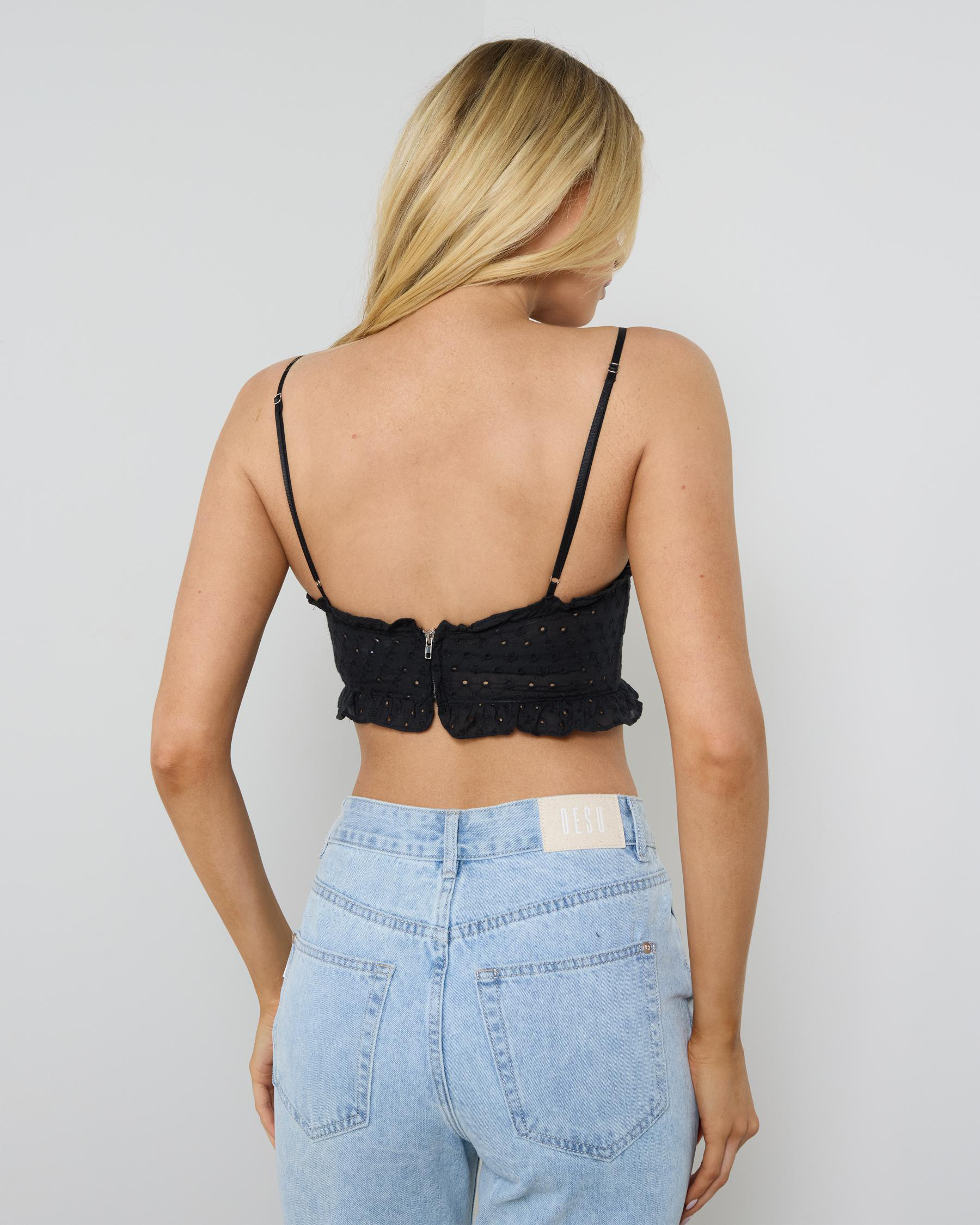 Maybelle Broderie Corset Top