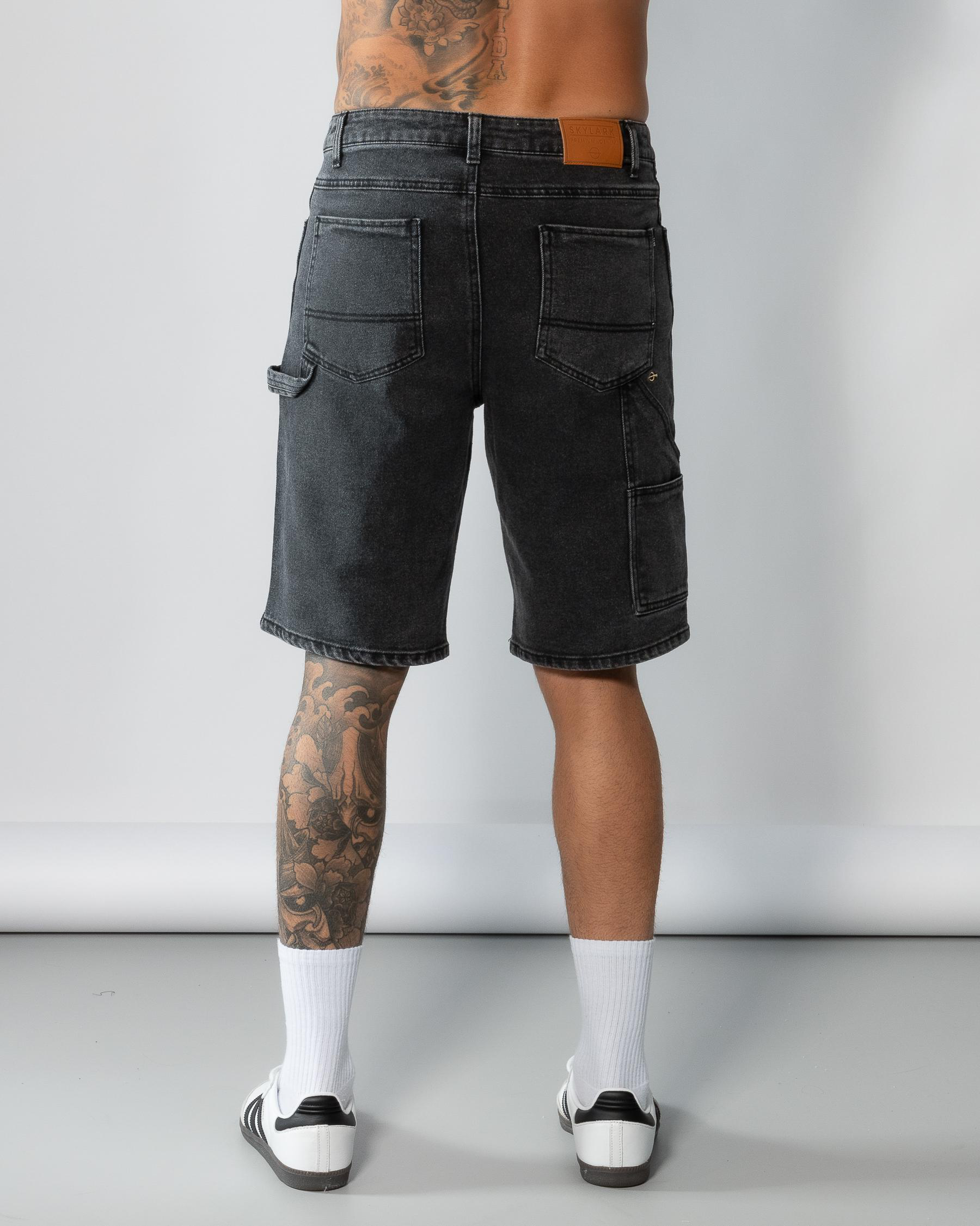 Baggy Denim Walk Shorts