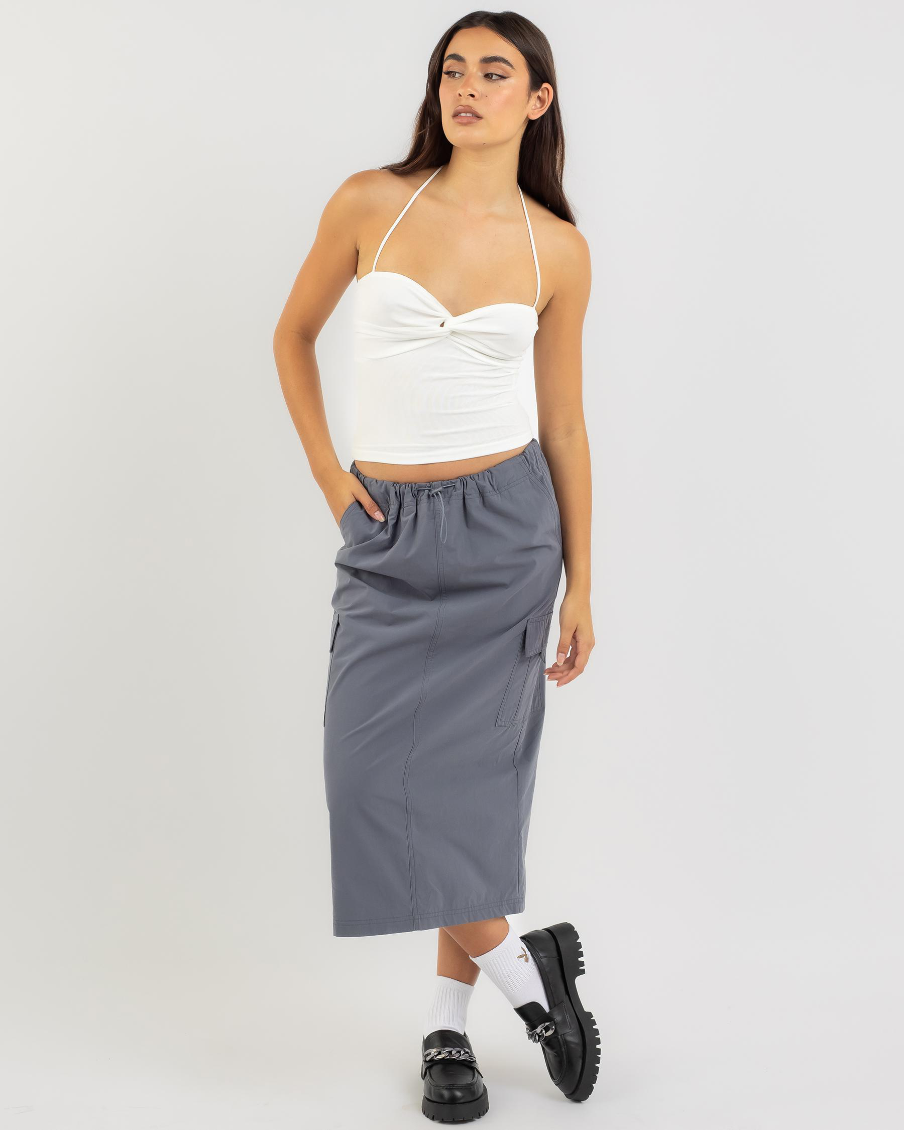 James Mesh Halter Top