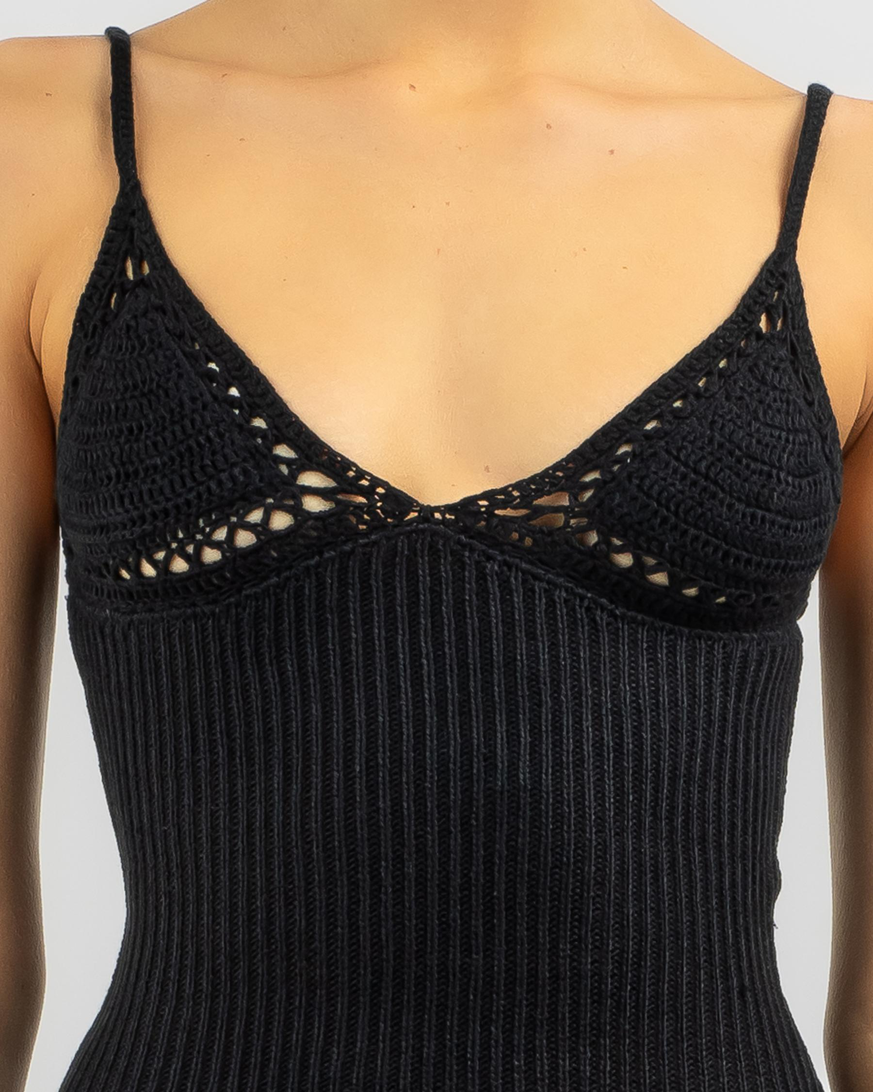 In The Tropics Crochet Dress