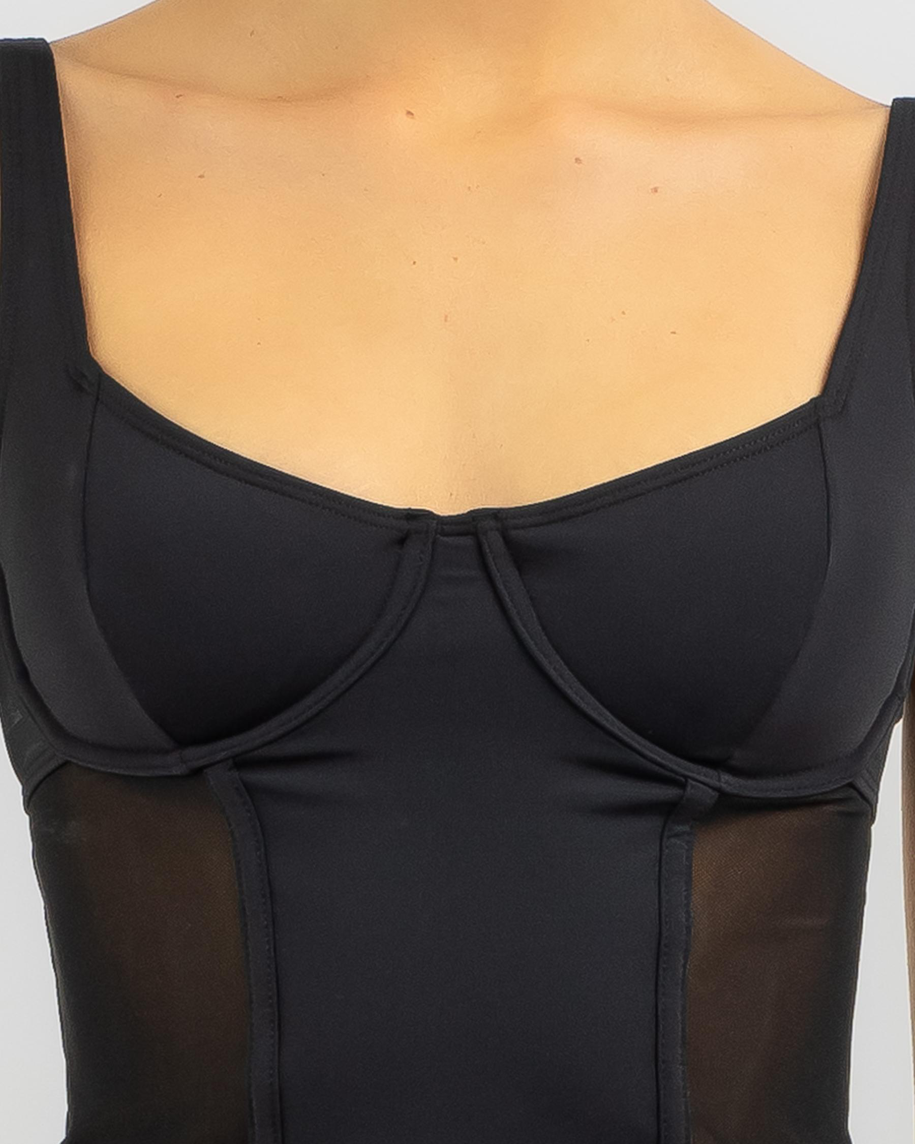 Gianna Mesh Tankini Top