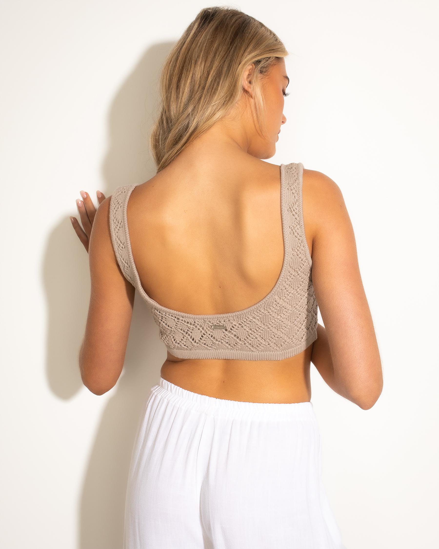 Andrina Crochet Ultra Crop Top