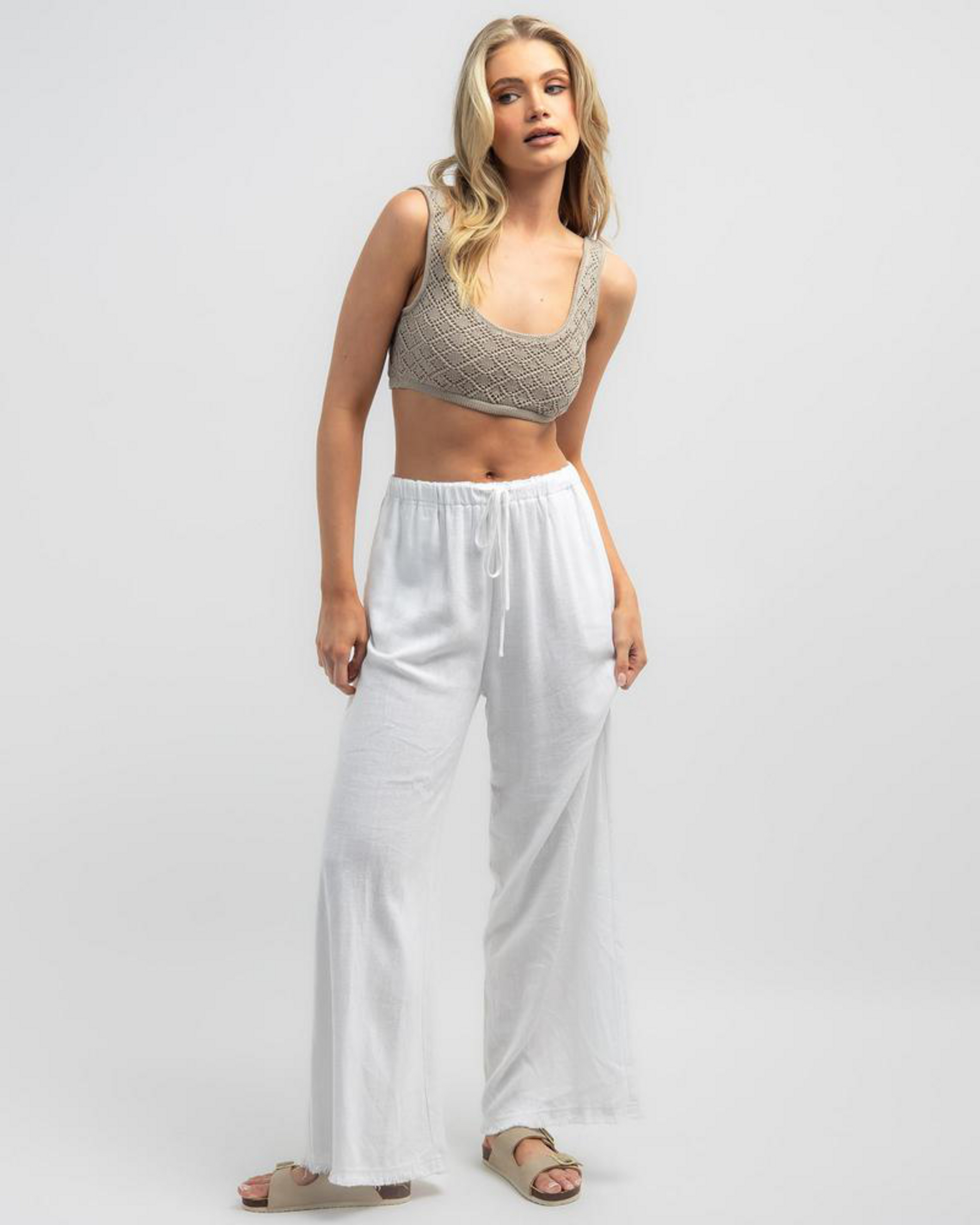 Andrina Crochet Ultra Crop Top