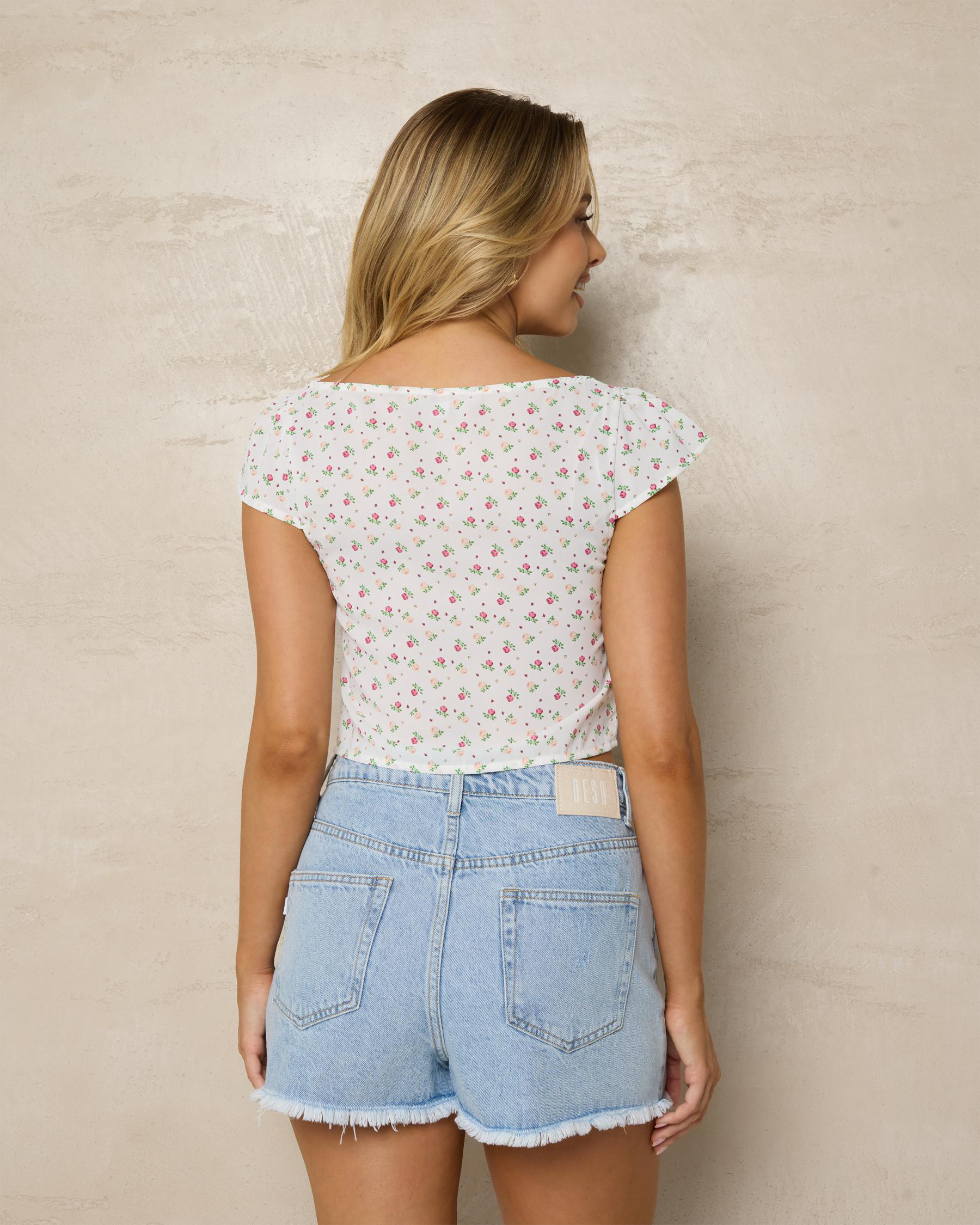 Rebecca Tie Up Cami Top