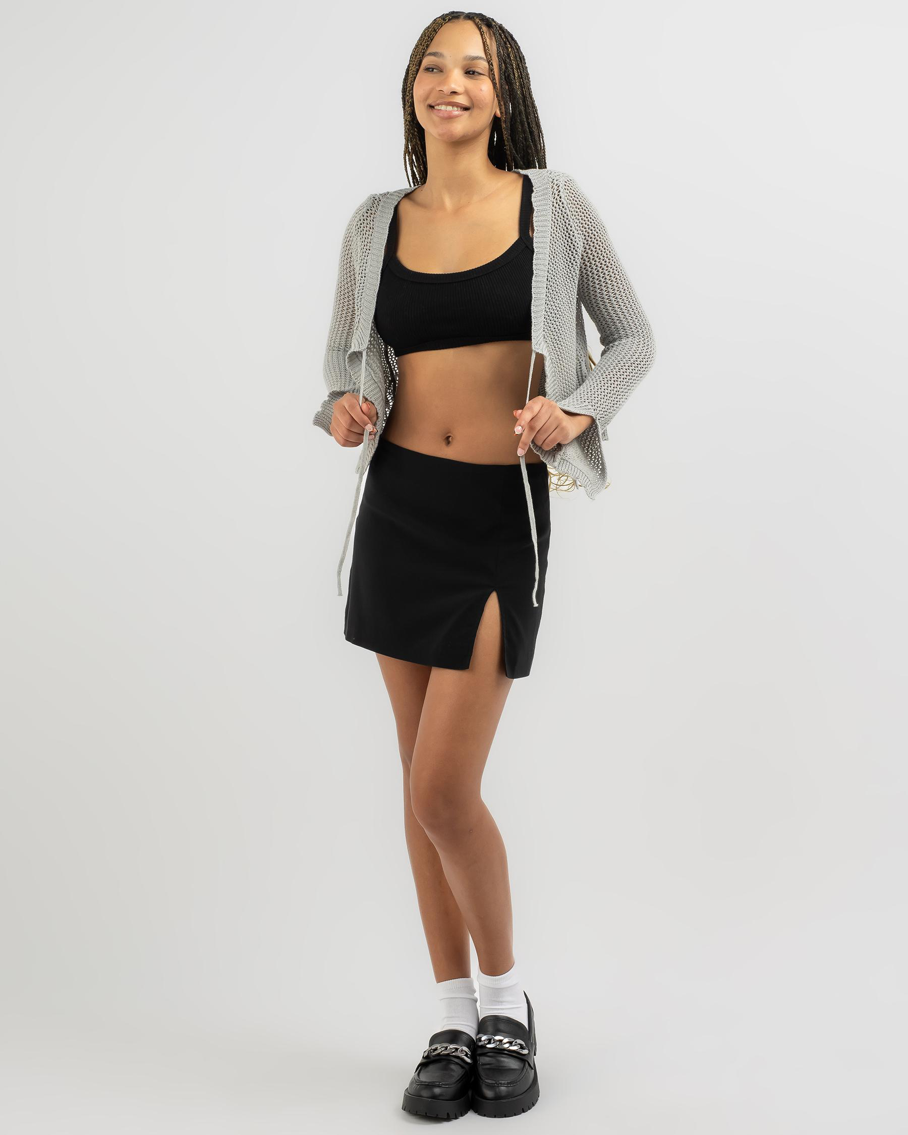 Summer Love Crochet Tie Front Top